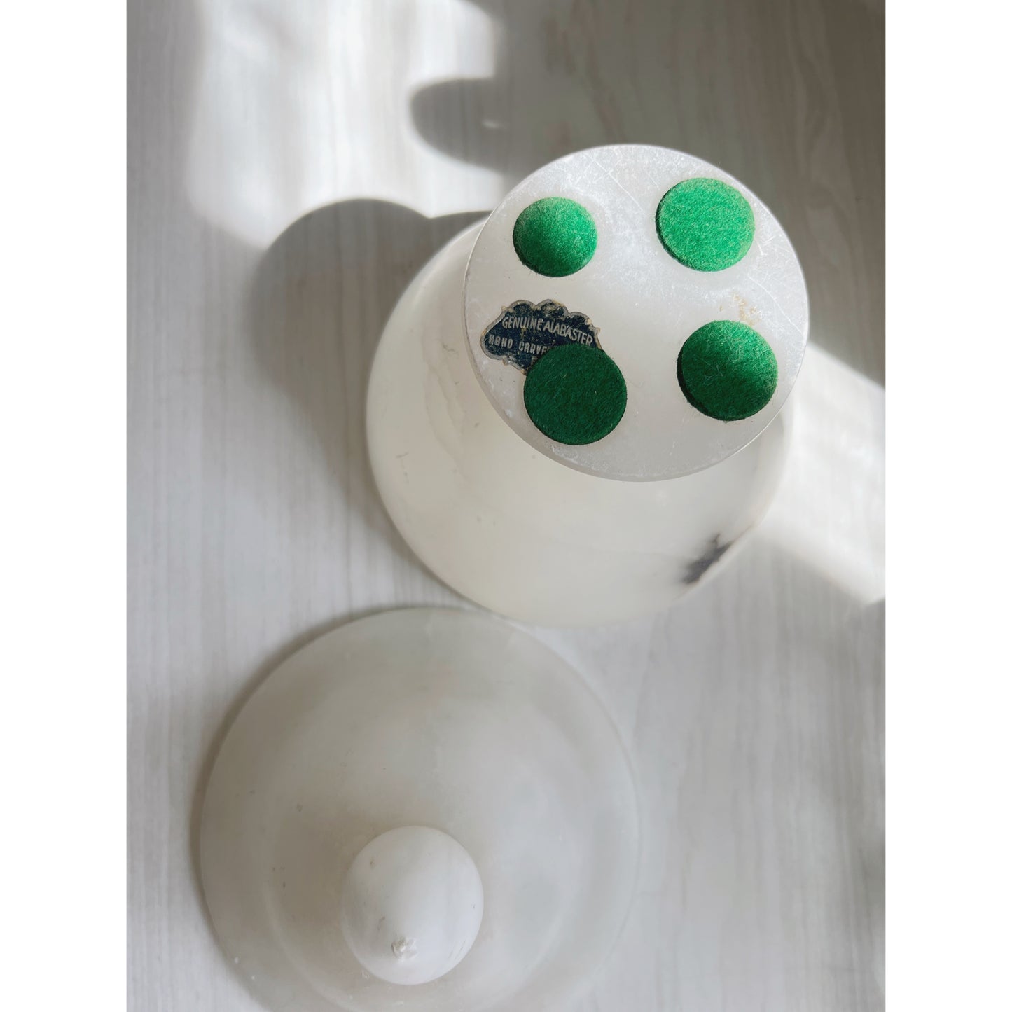 Alabaster Lidded Vessel