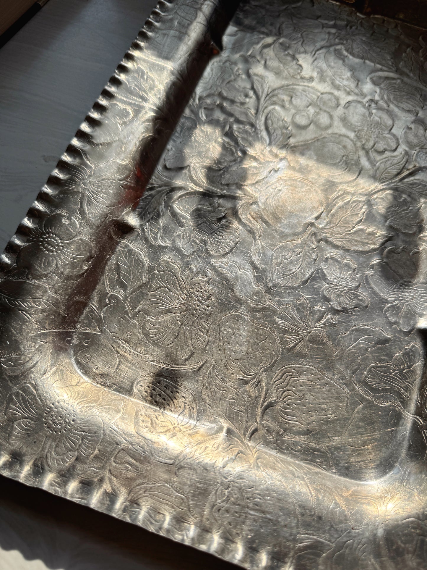 Custom Listing for Melanie (Floral & Fruit Tray)