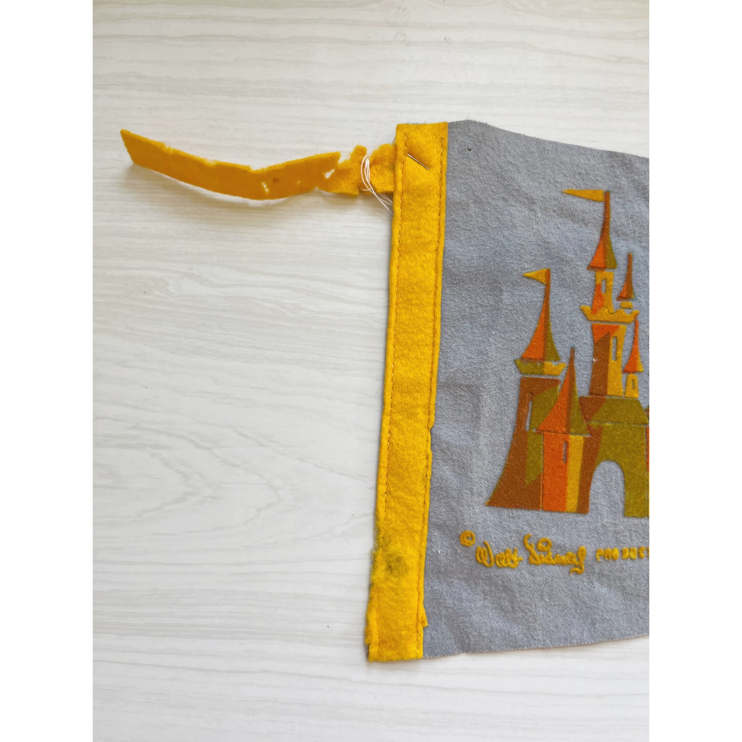 1960's Disneyland Pennant (Blue)