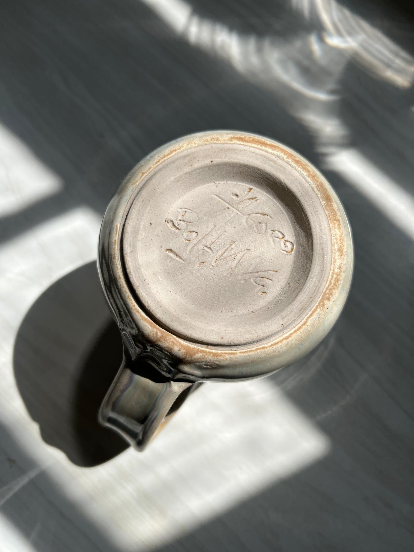 Light Blue Pottery Mug