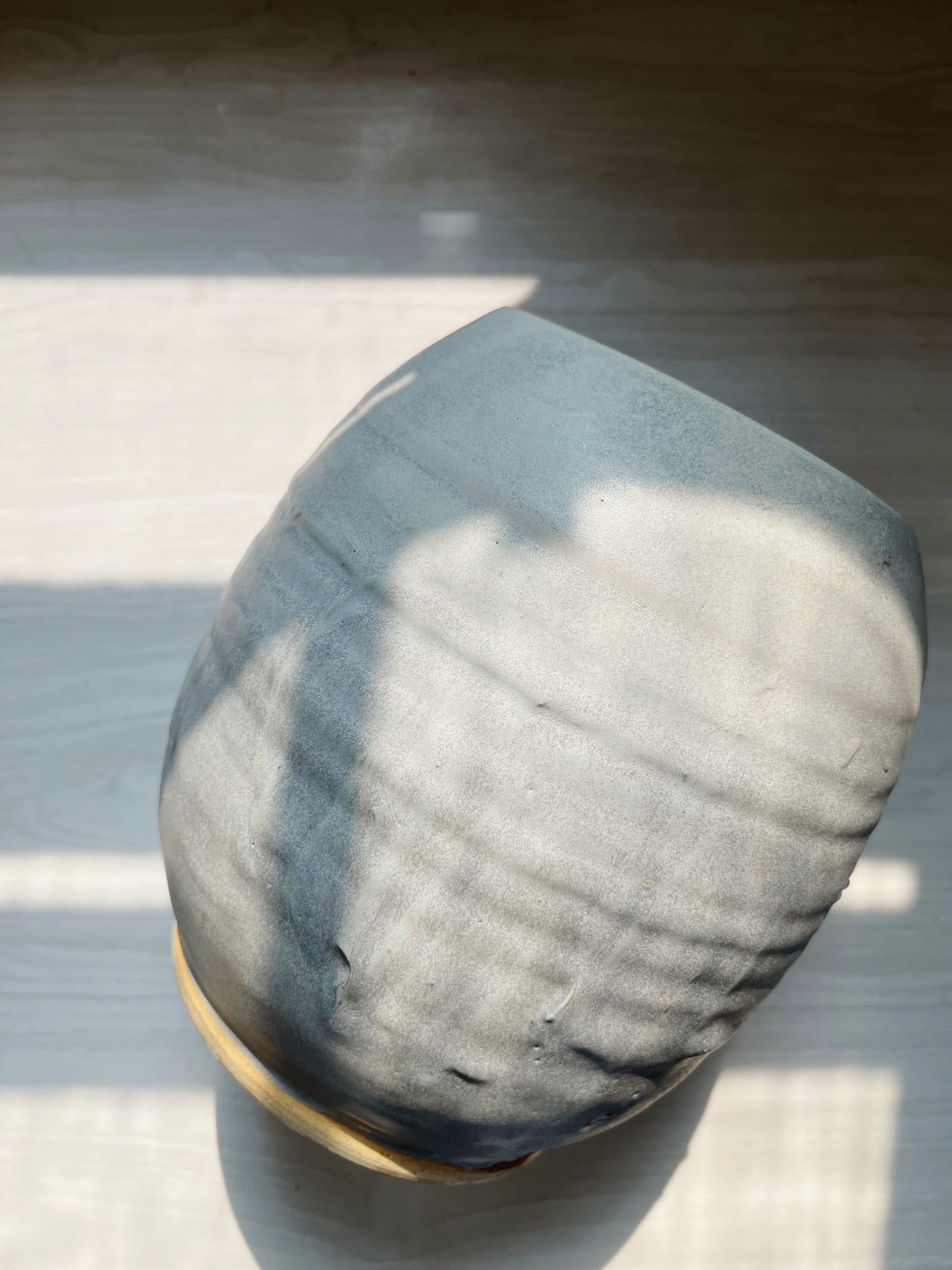 Light Blue Pottery Vase