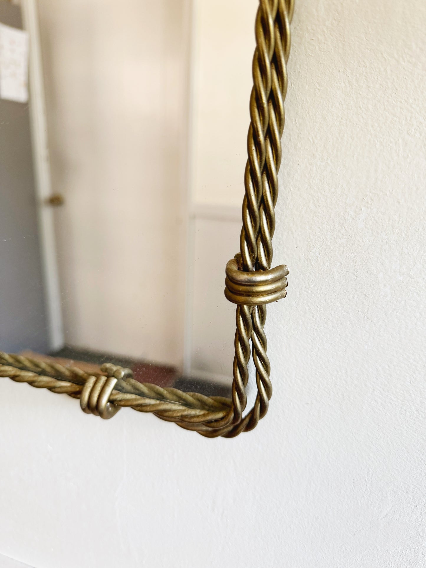 Brass Rope Mirror