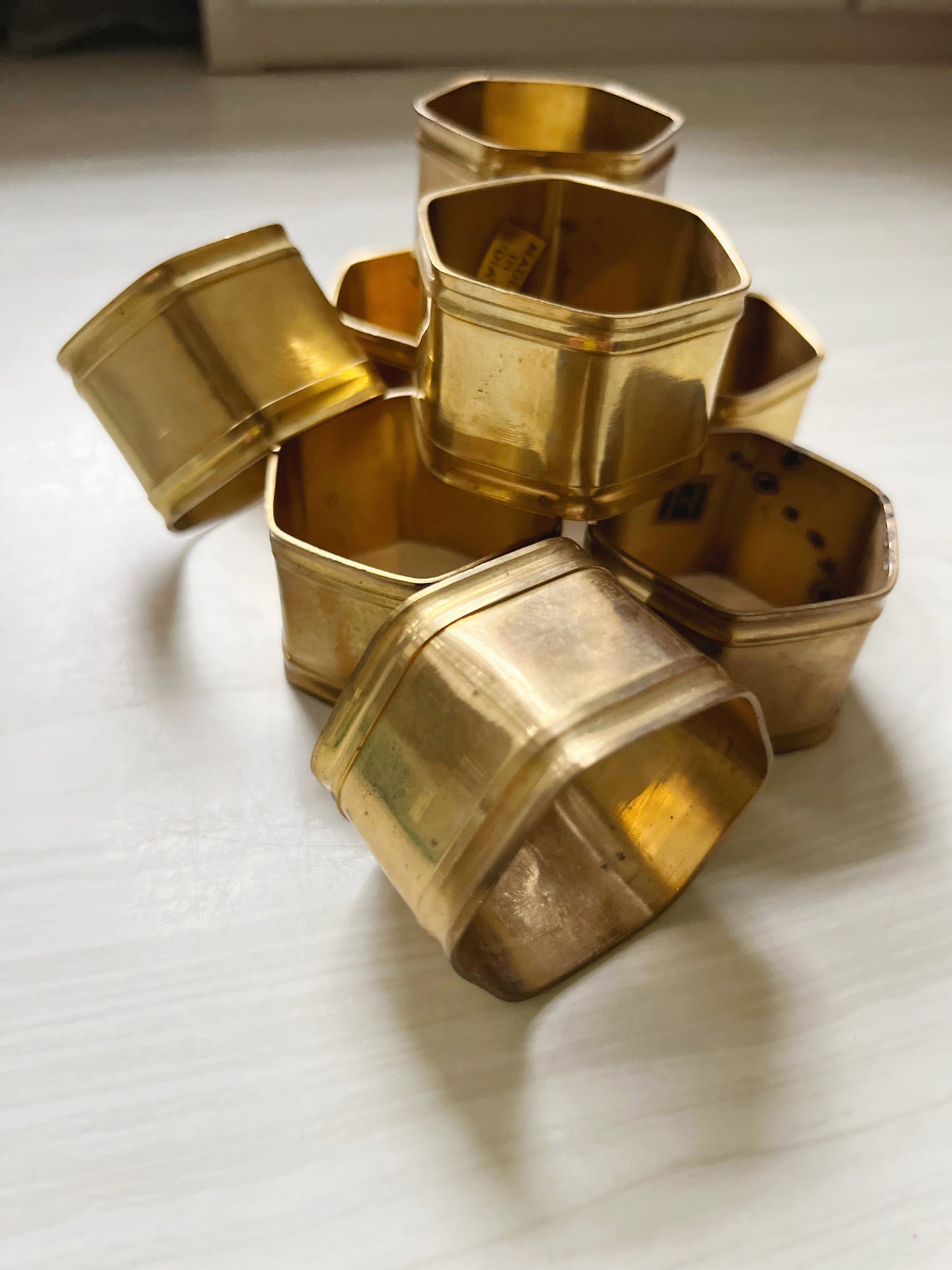 Brass Napkin Rings