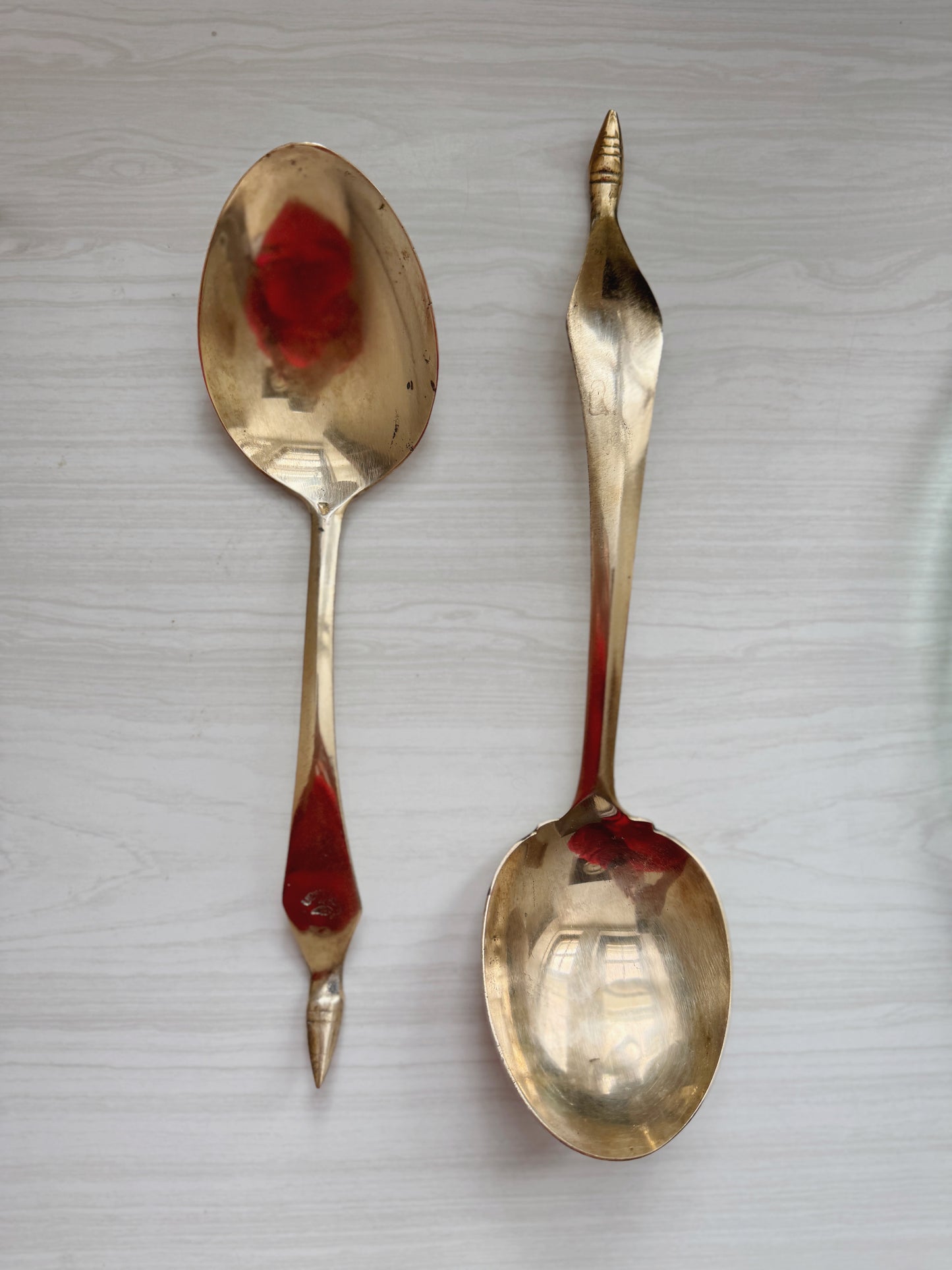 Brass Serving Spoons