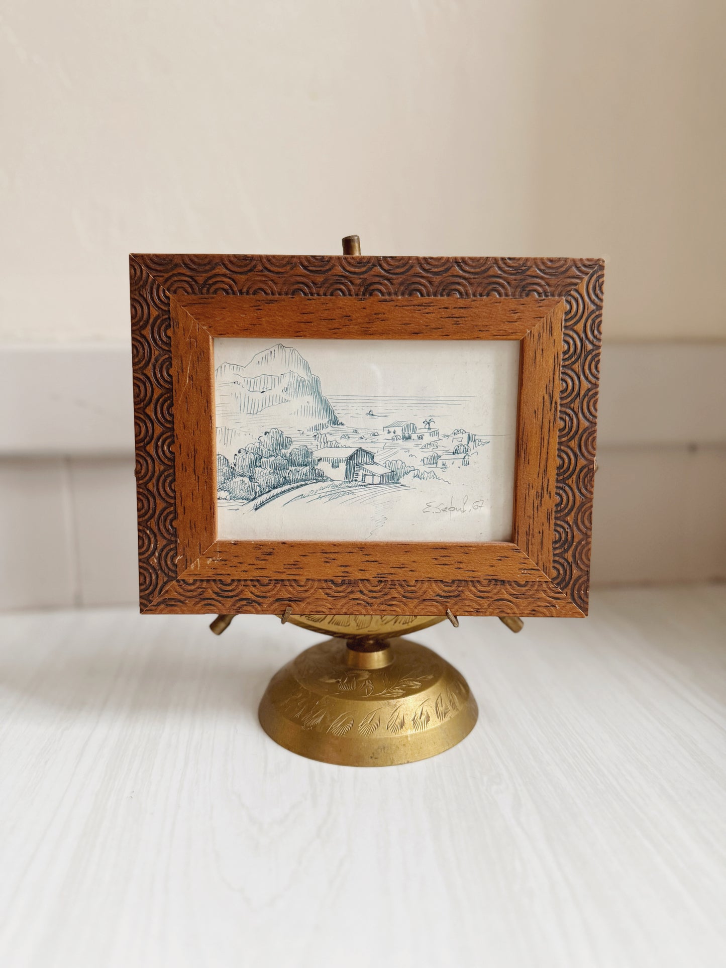 Etched Brass Wheel