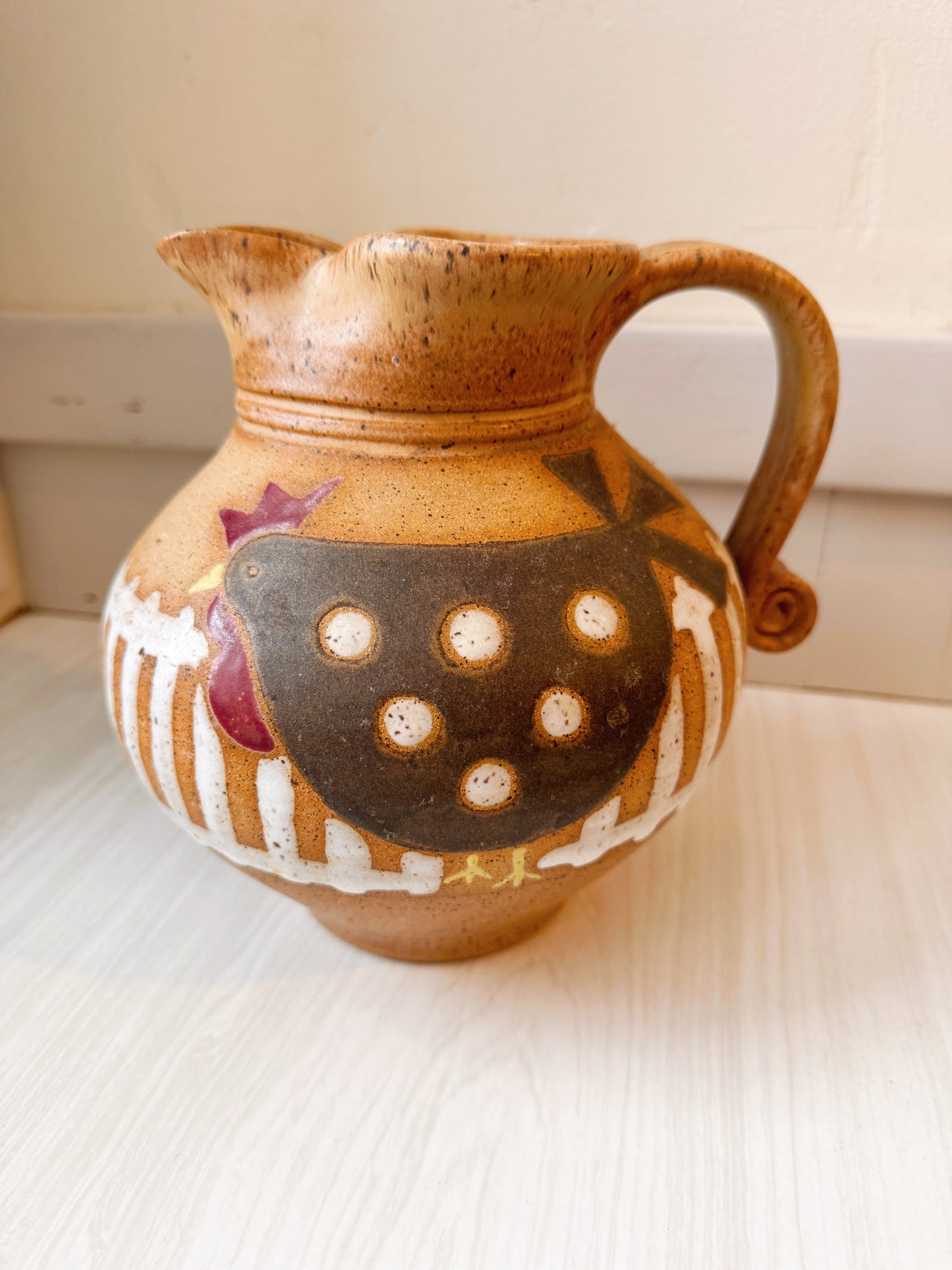 Ceramic Chicken Pitcher