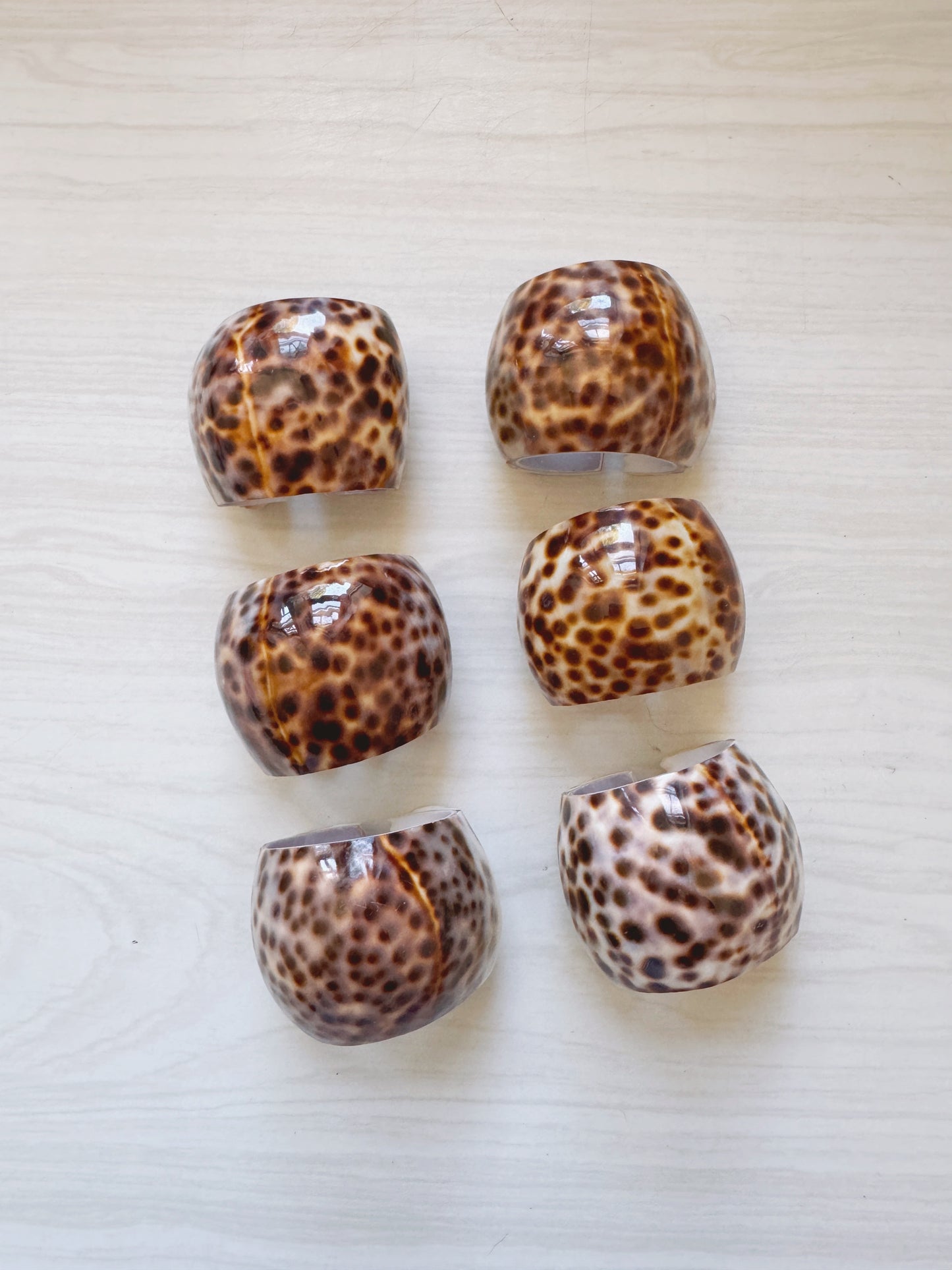 Custom Listing for Sherry (Shell Napkin Rings)