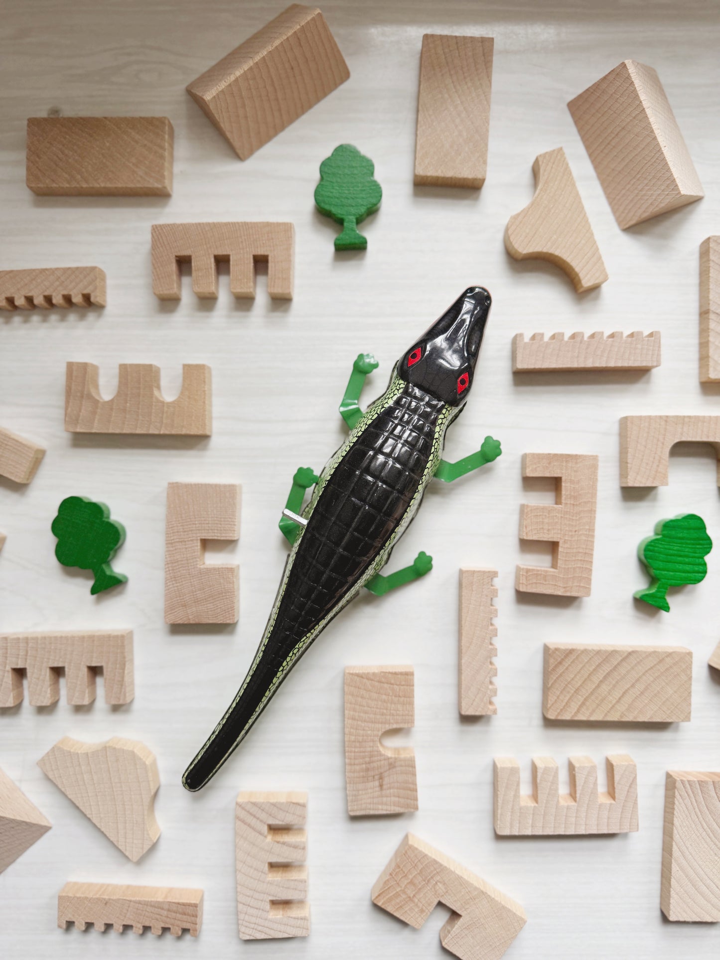Tin Crocodile Toy