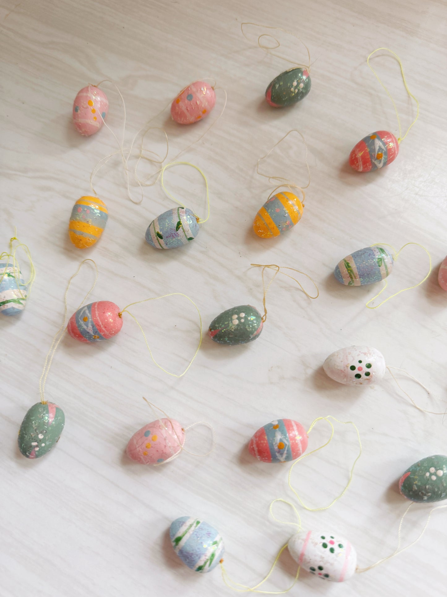 Wooden Egg Ornaments