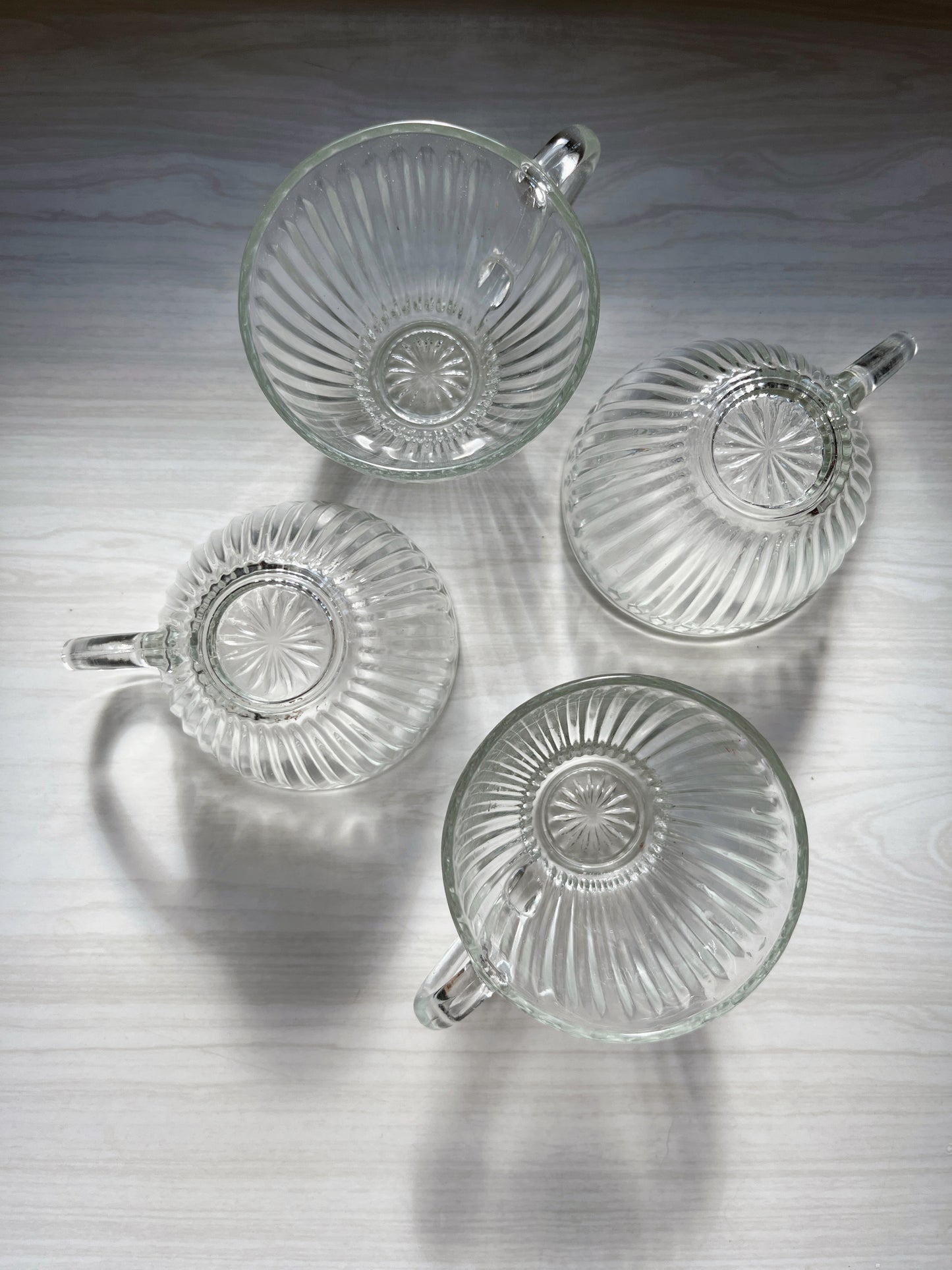 Set of 4 Gibson Broadway Punch Glasses
