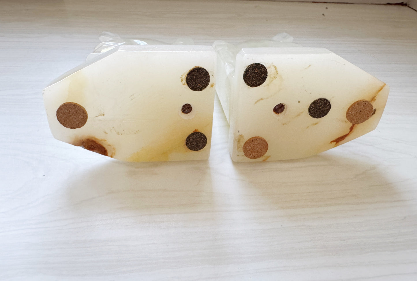 Onyx Horse Bookends