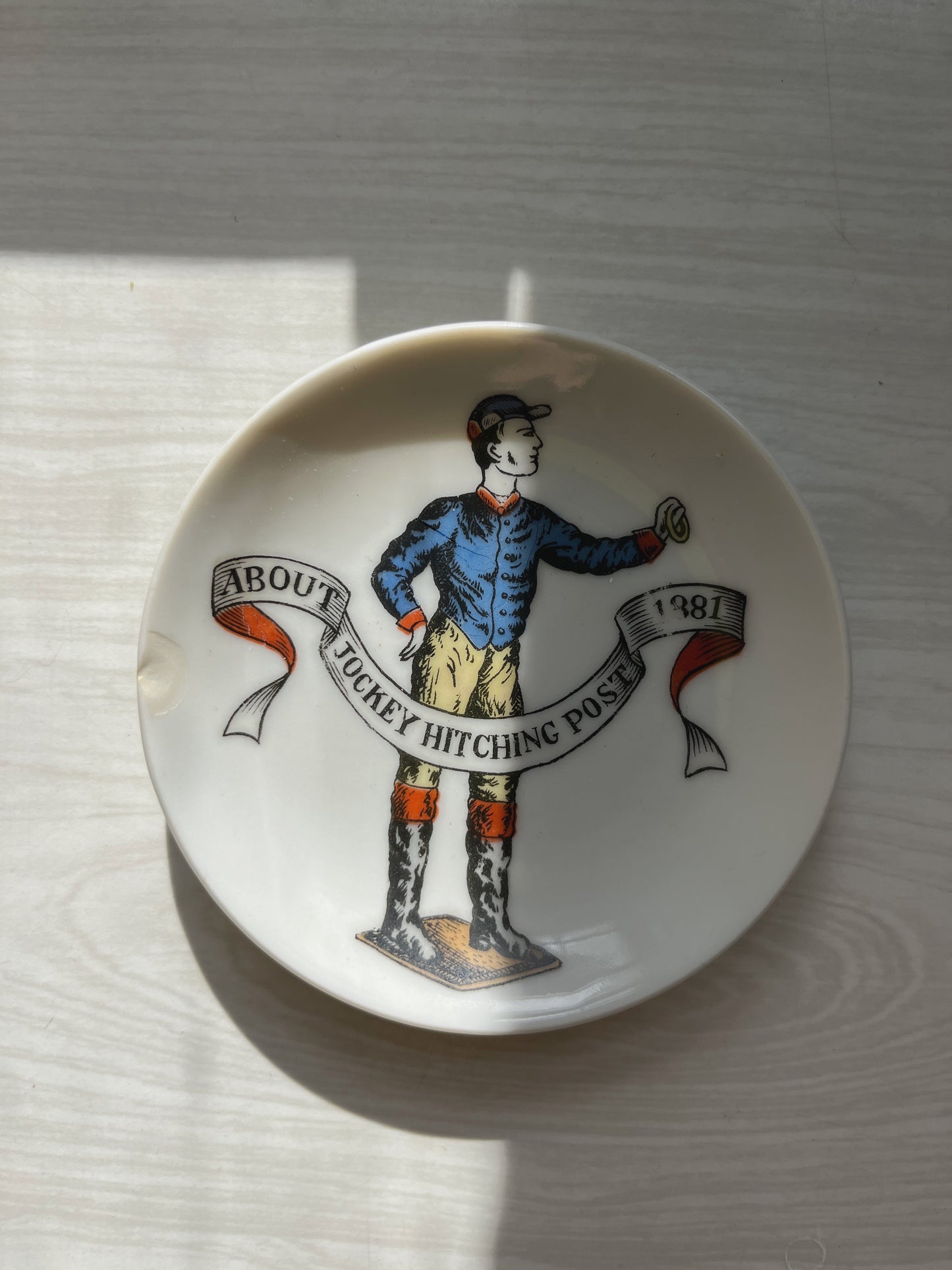 Jockey Hitching Post Ring Dish