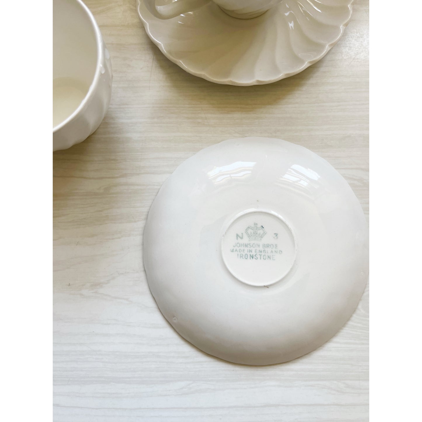 Ironstone Teacups & Saucers