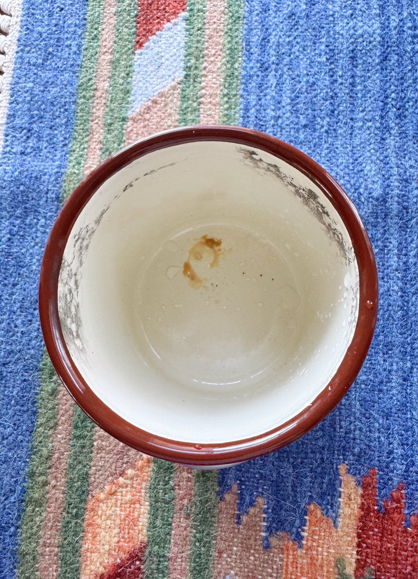 Lidded Enamelware Container