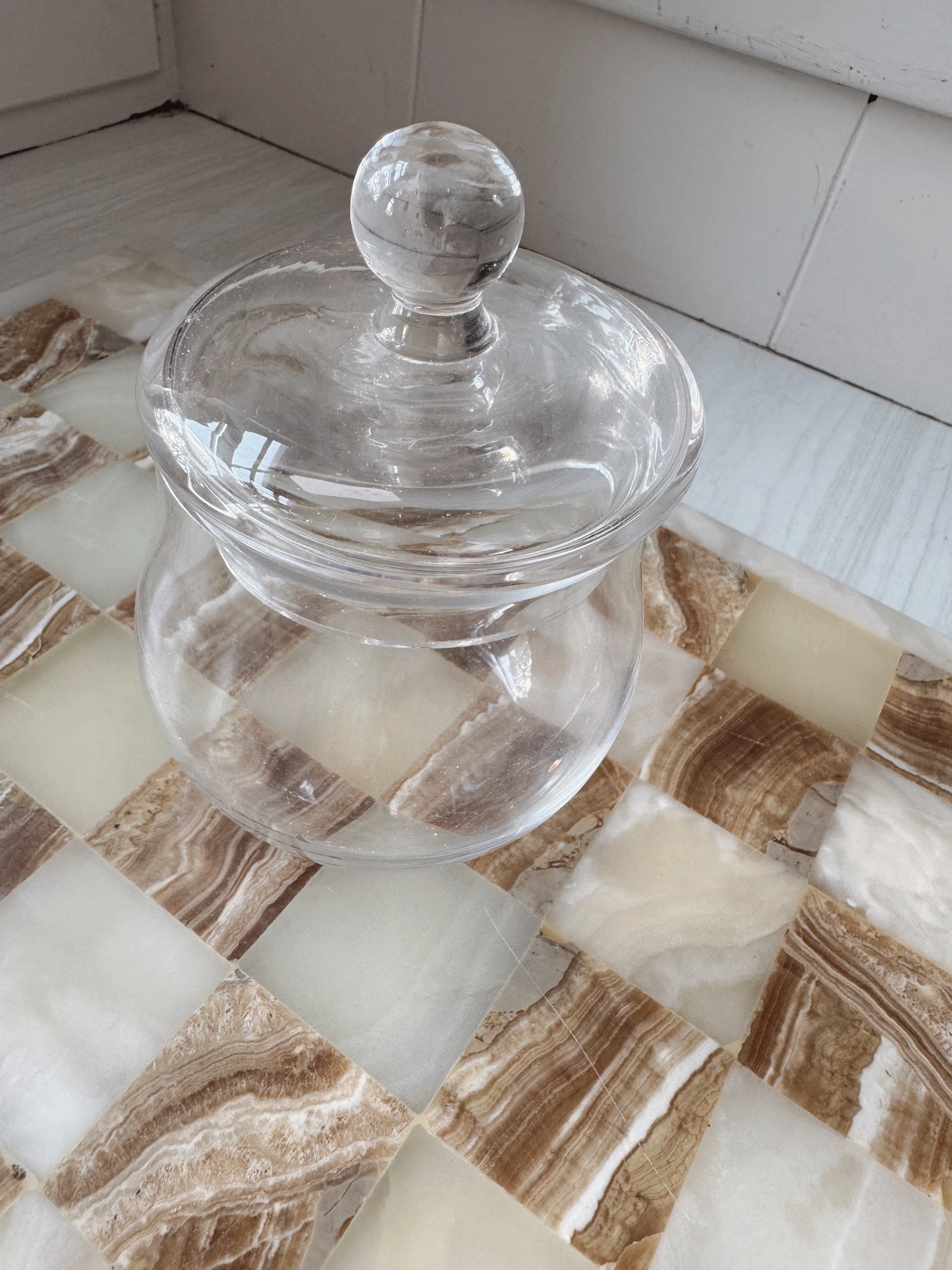 Custom Listing for Emily (Glass Storage Jar)