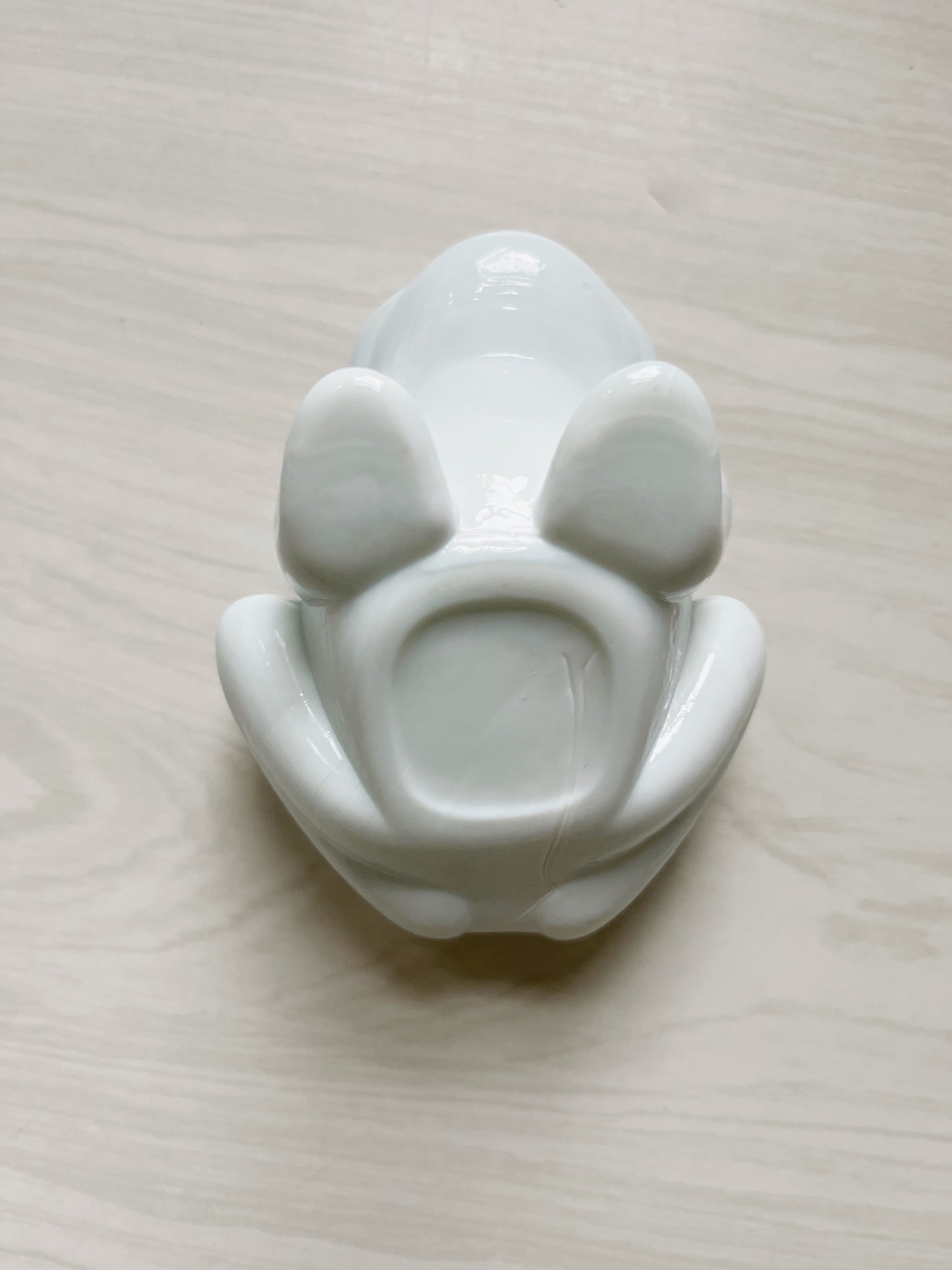 Herman (Milk Glass Frog Dish)