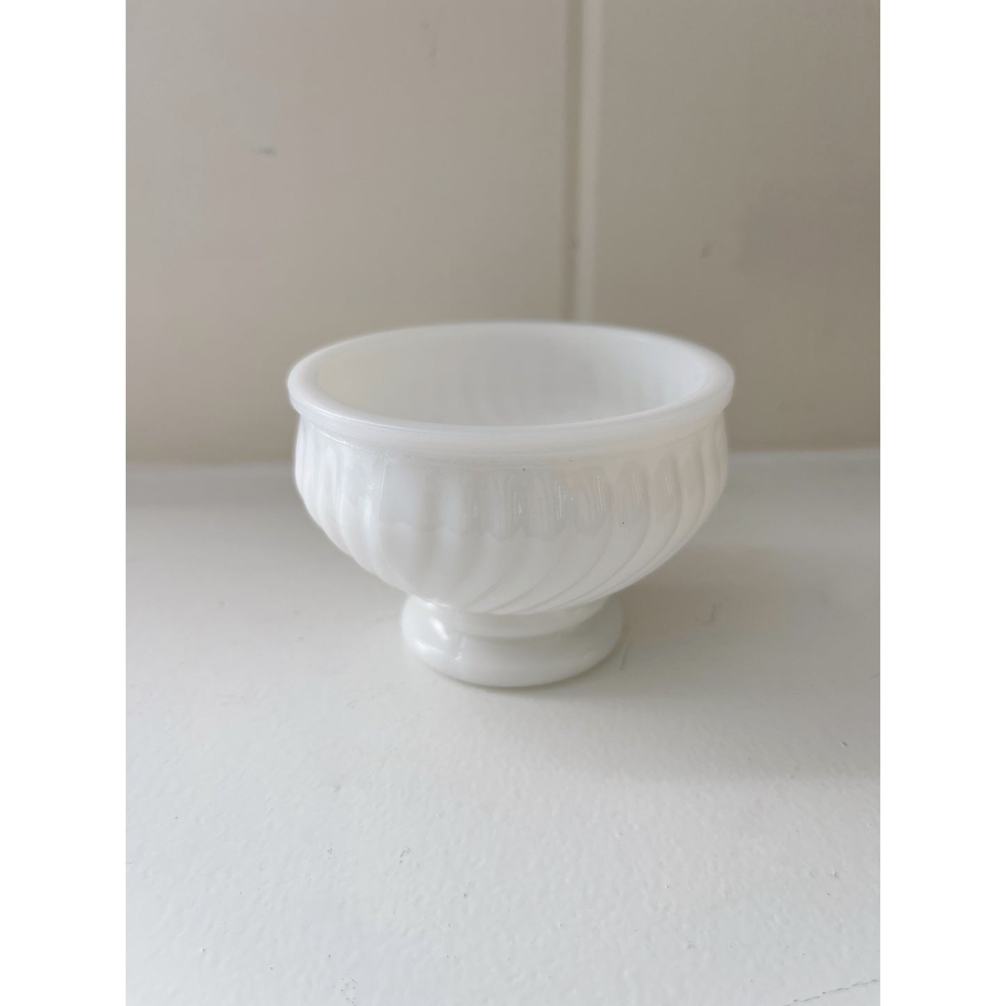 Milk Glass Vessel
