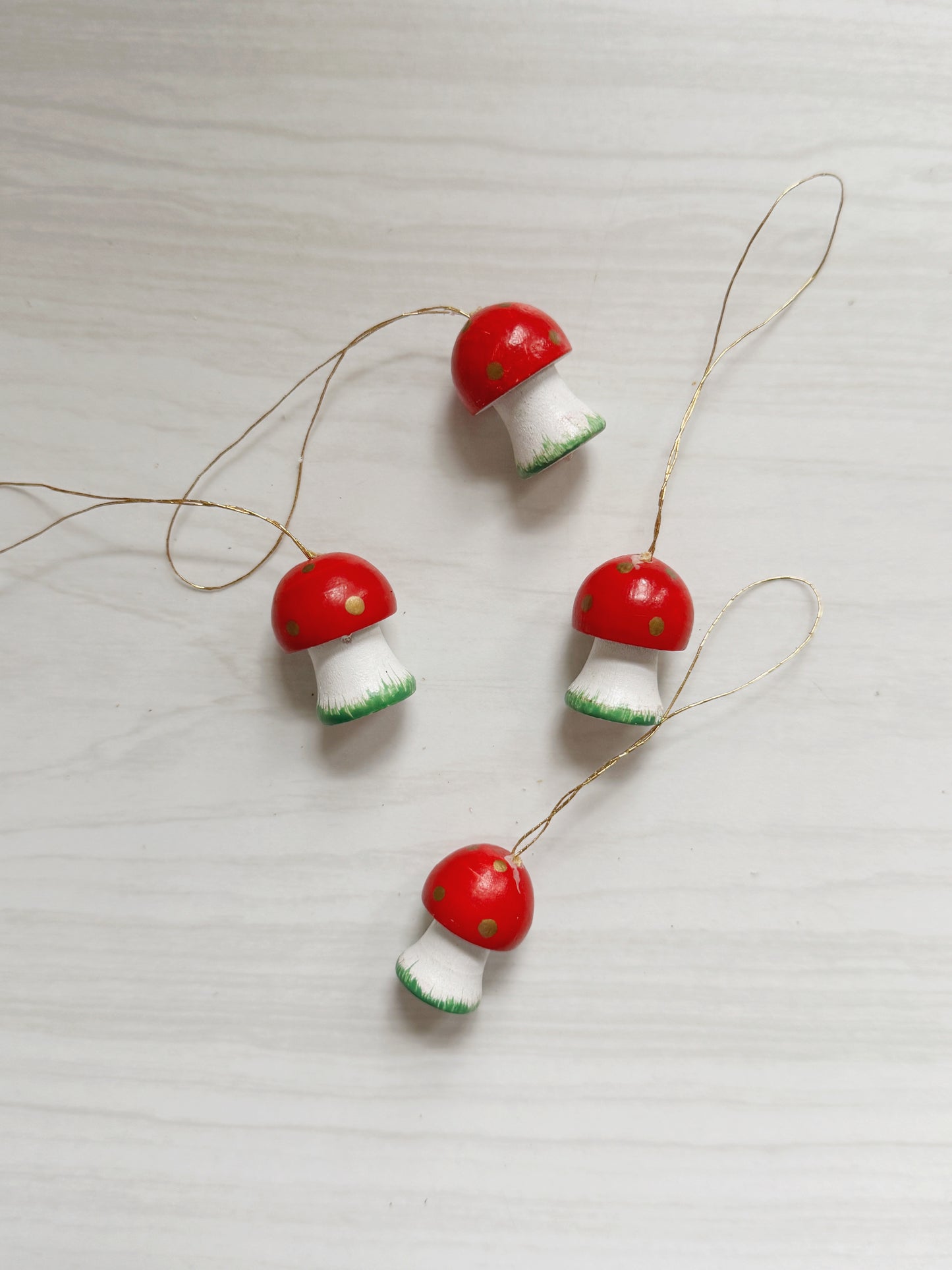 Mini Mushroom Ornaments