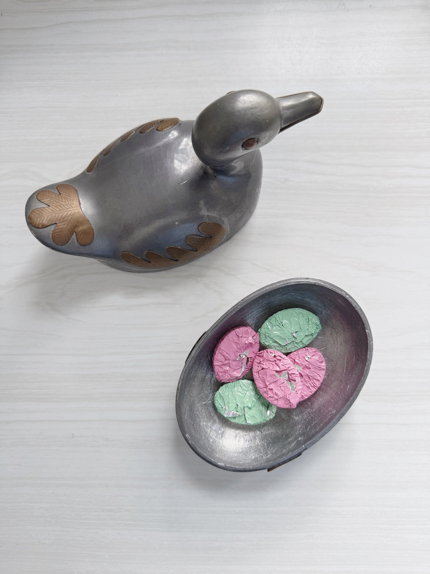 Custom Listing for Sarah (Pewter Duck)