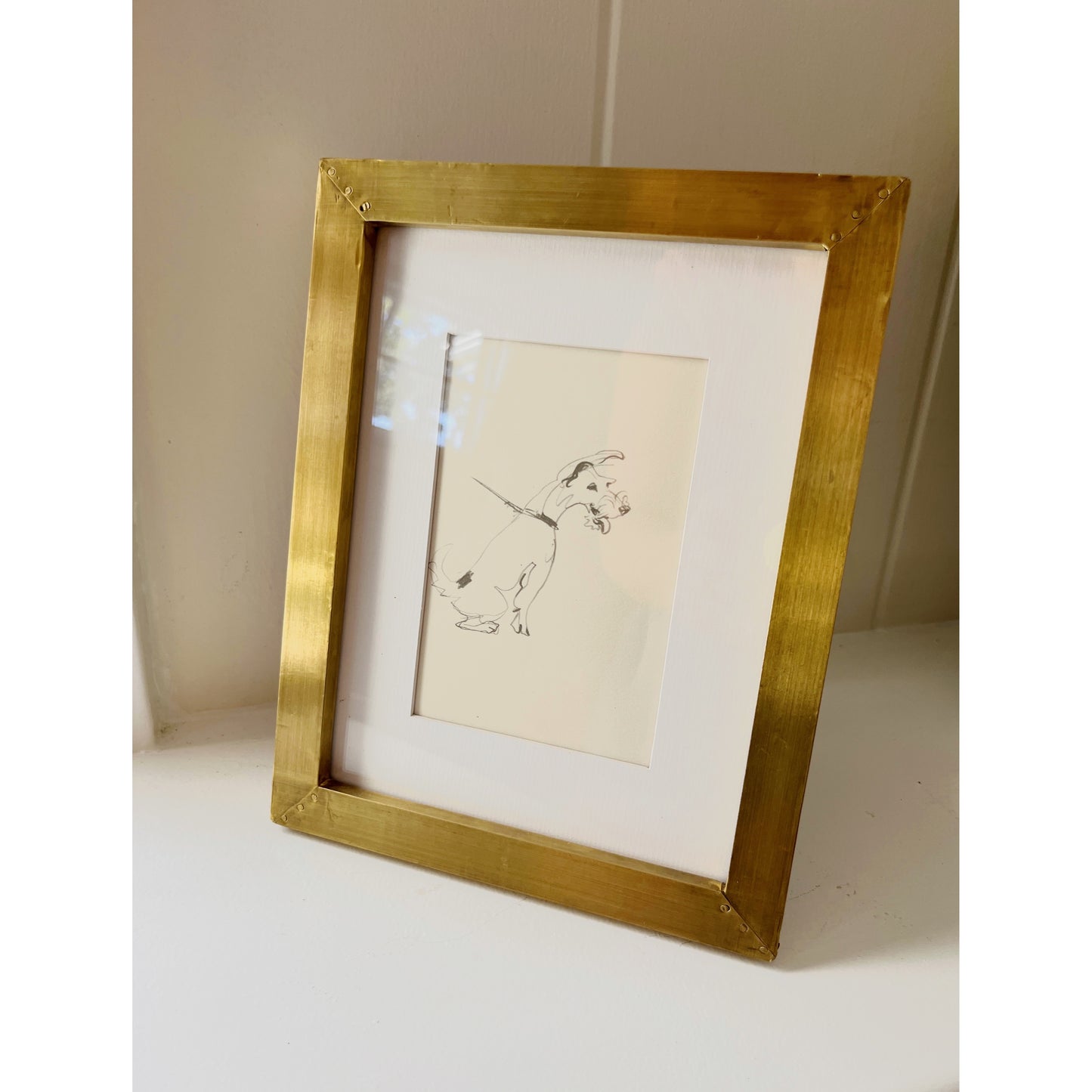 Framed Puppy Print (Fitz)