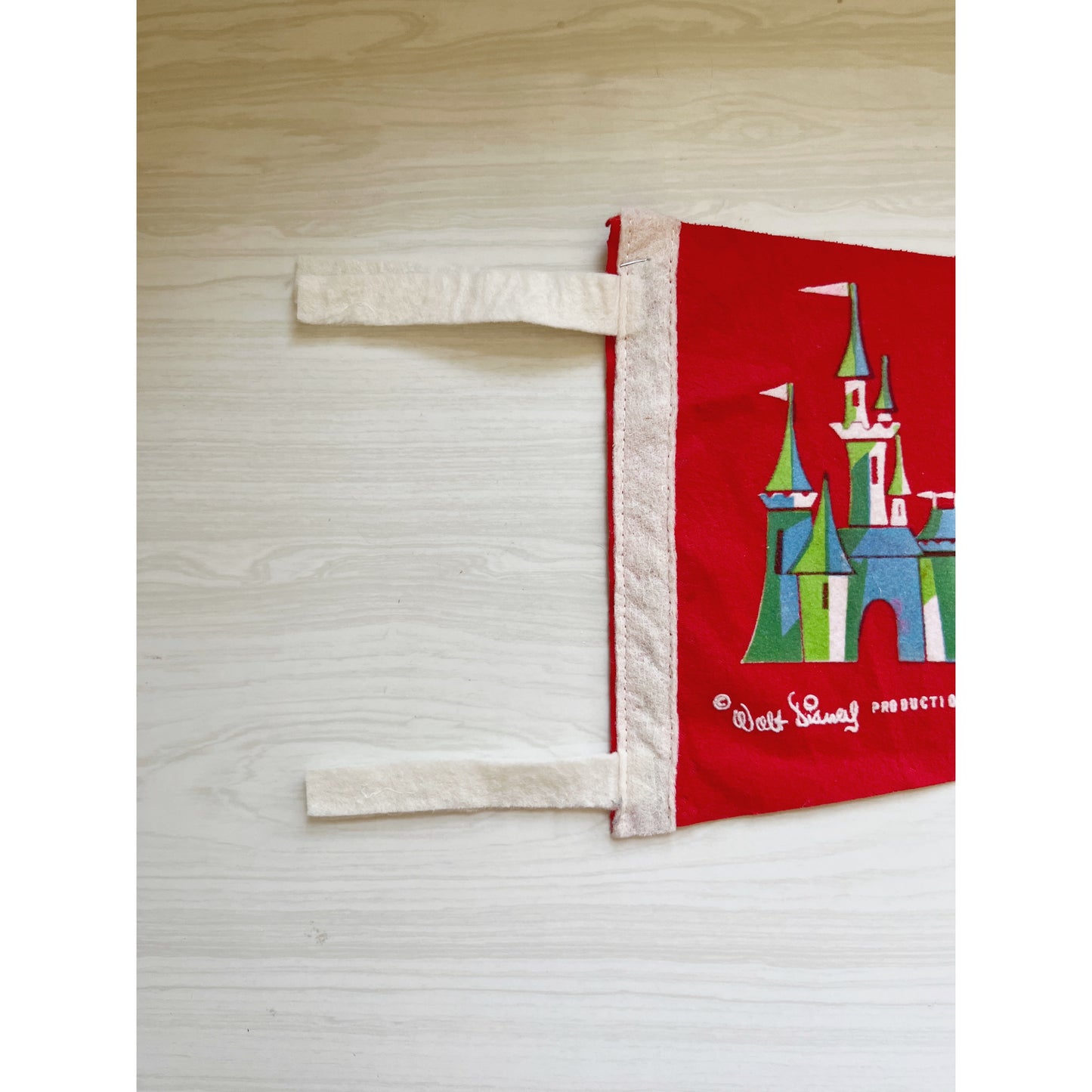 Custom item for Ingrid- 1960's Disney Pennant (Red)