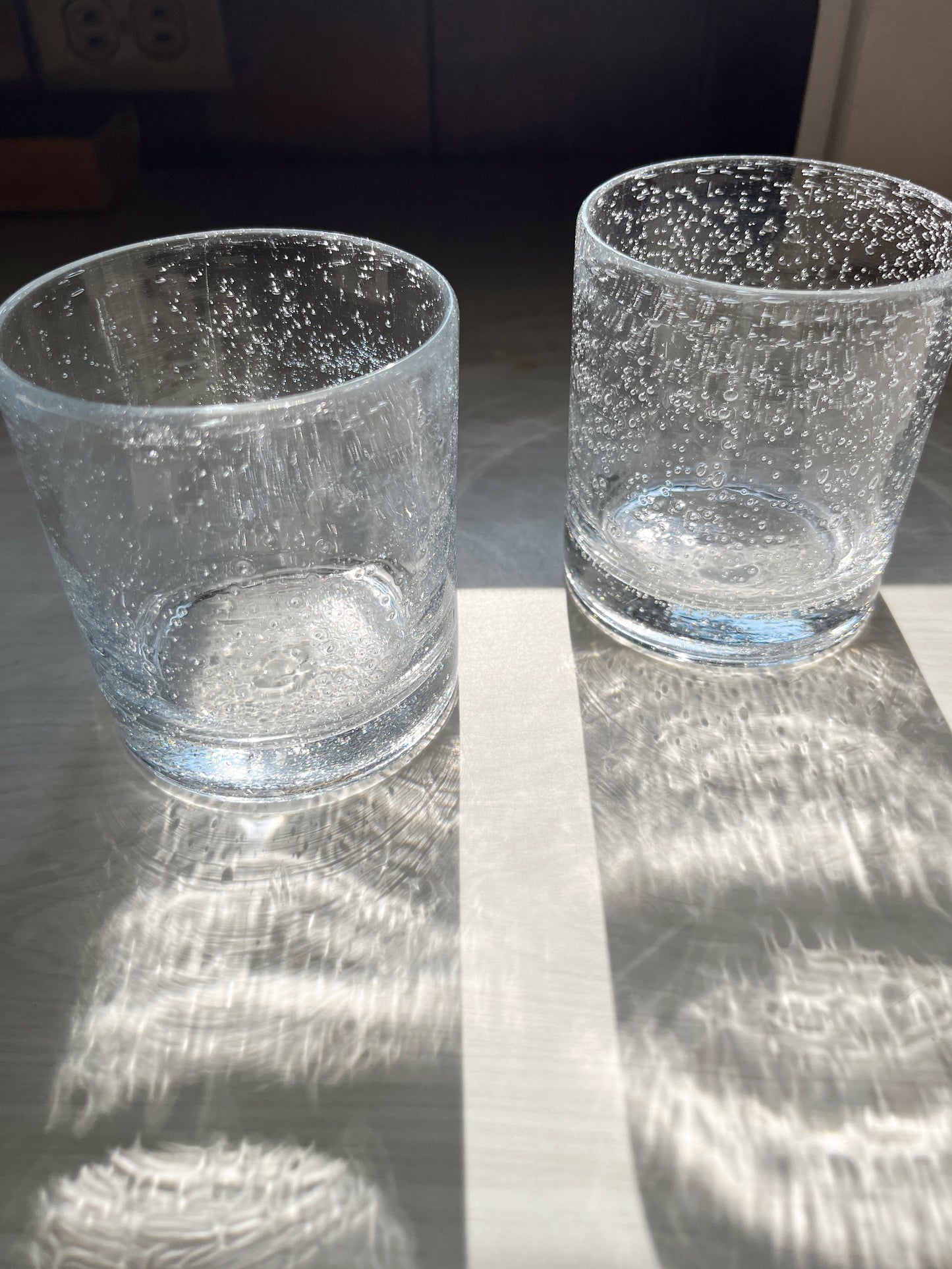 Seeded Glass Tumblers