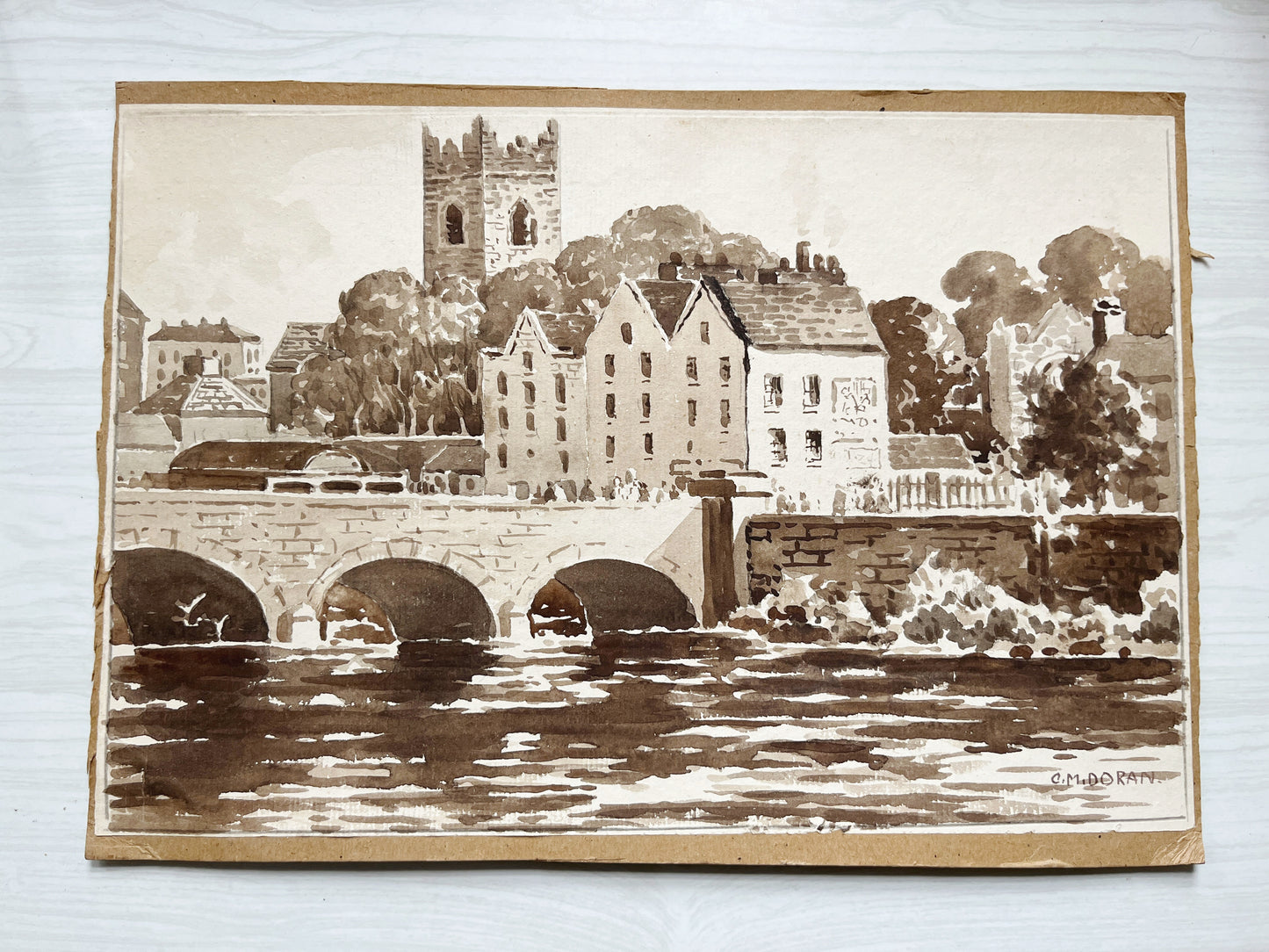 St. Mary's & Mathew Bridge on the Mall, Limerick, Ireland