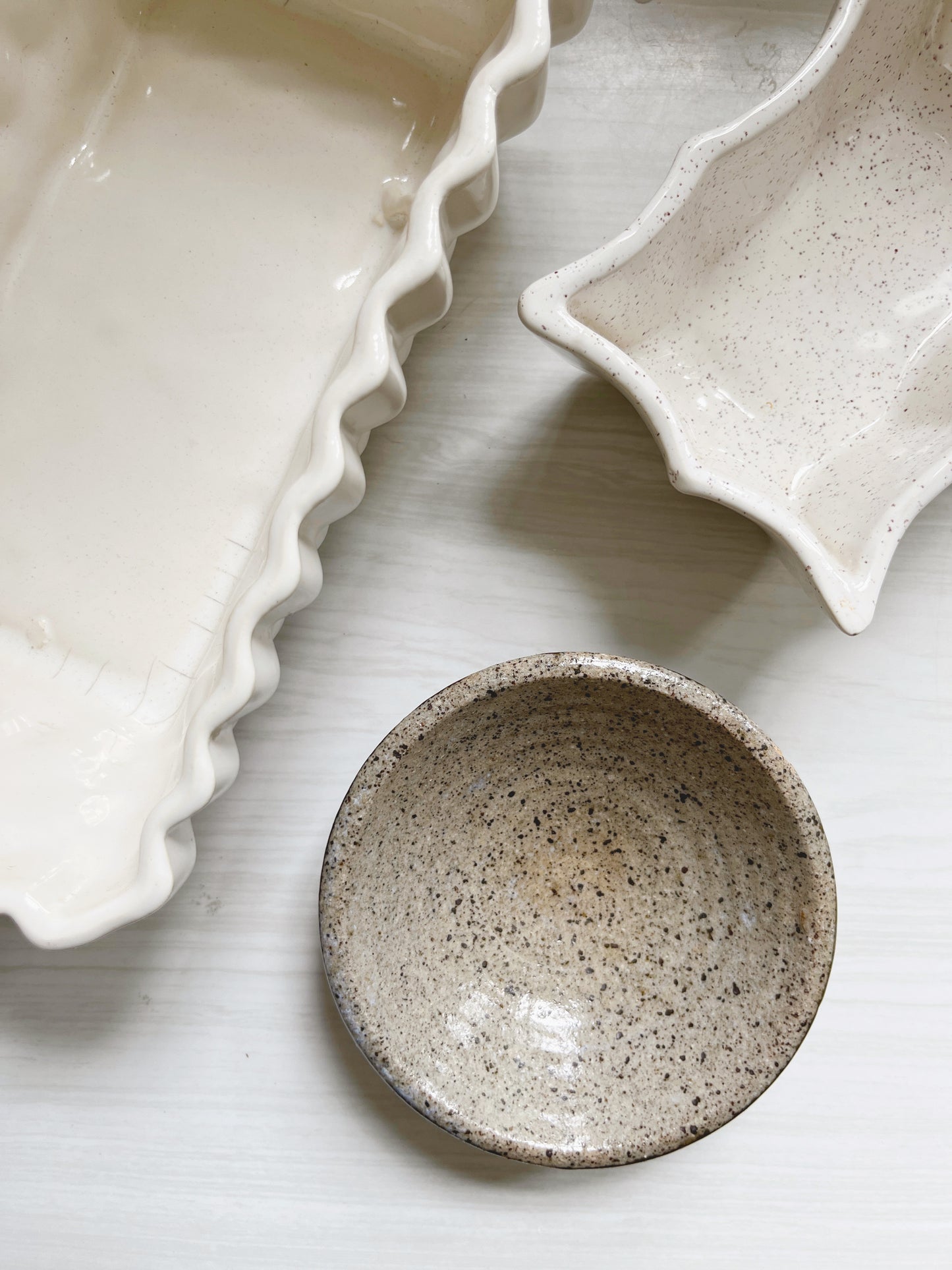 Speckled Pottery Dish