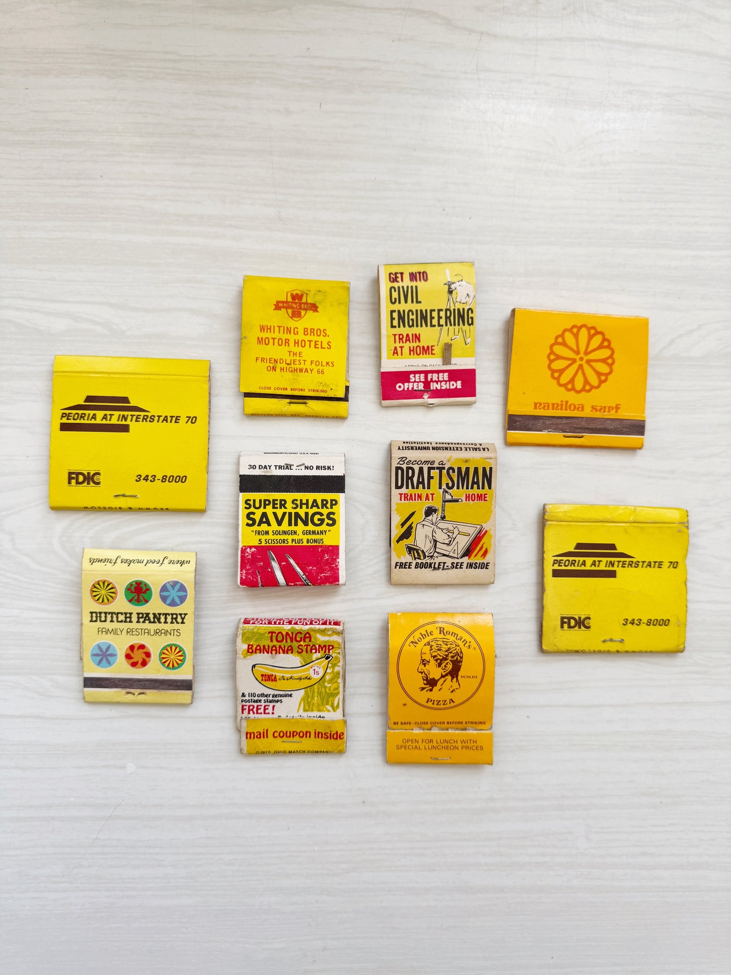 Sunny Days Matchbook Collection