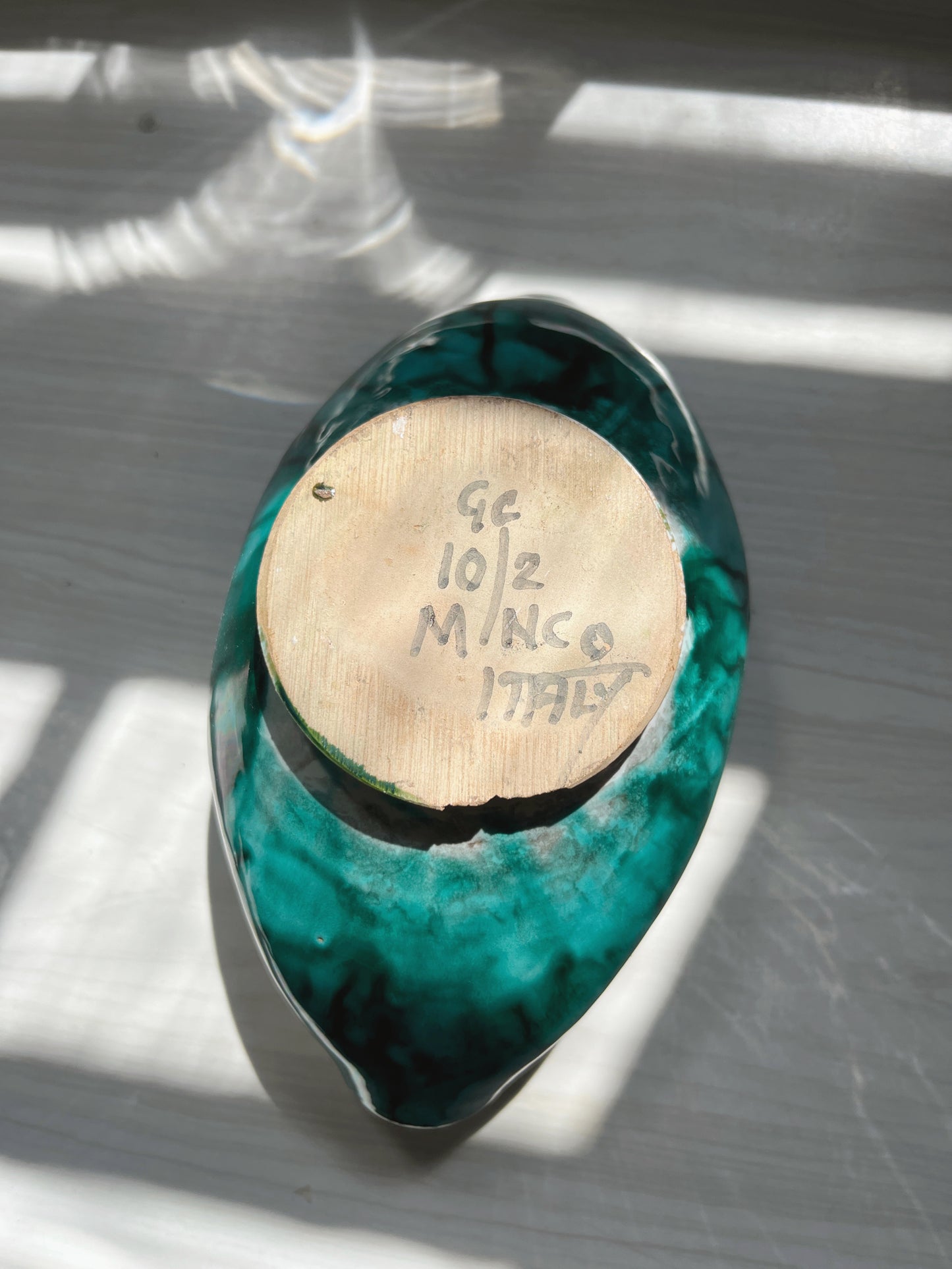 Turquoise Ceramic Vessel