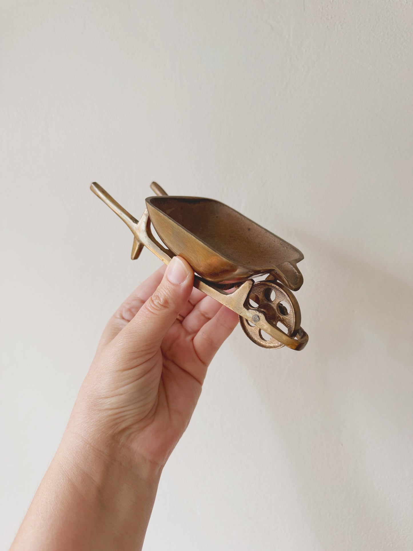 Brass Wheelbarrow