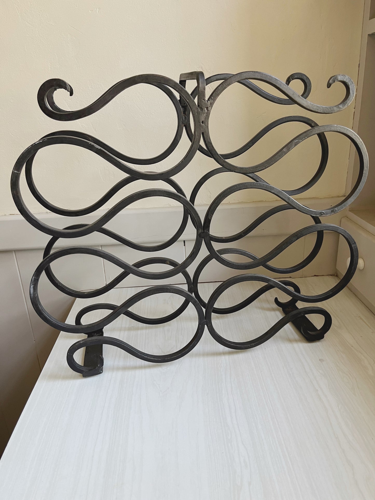 Cast Iron Wine Rack