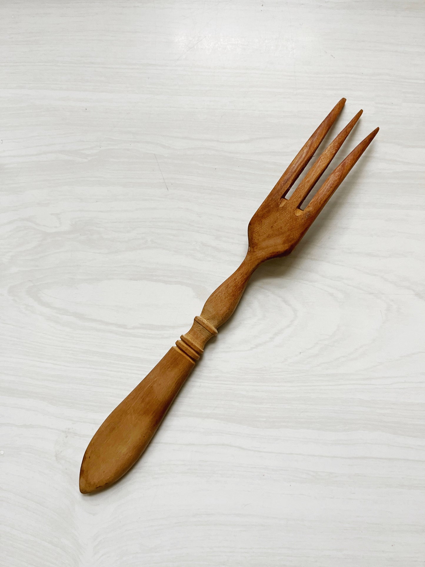 Hand-carved Wooden Fork