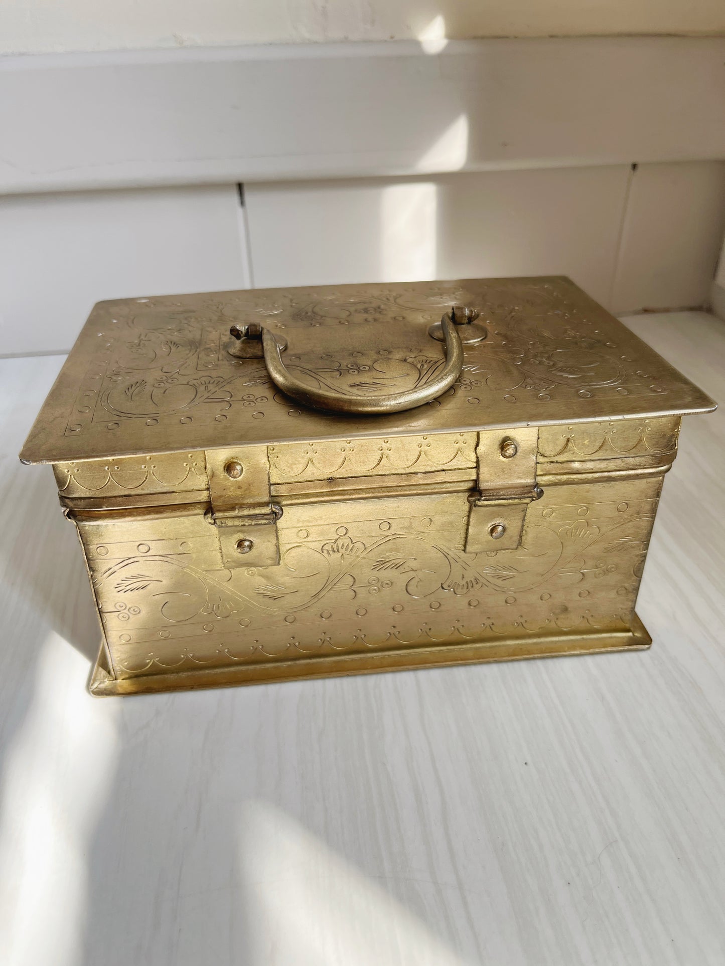 Etched Brass Box