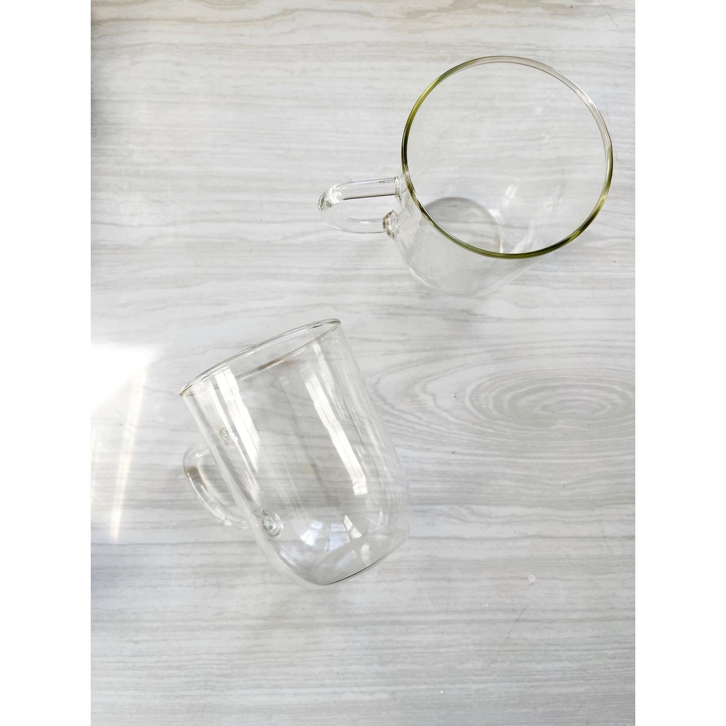 Set of 2 Borosilicate Mugs