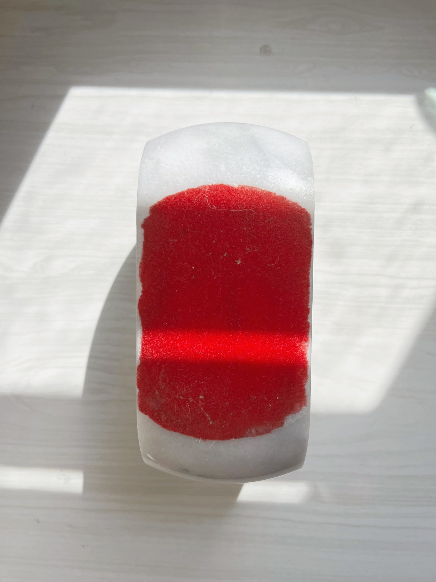 Midcentury Marble Candle Holder