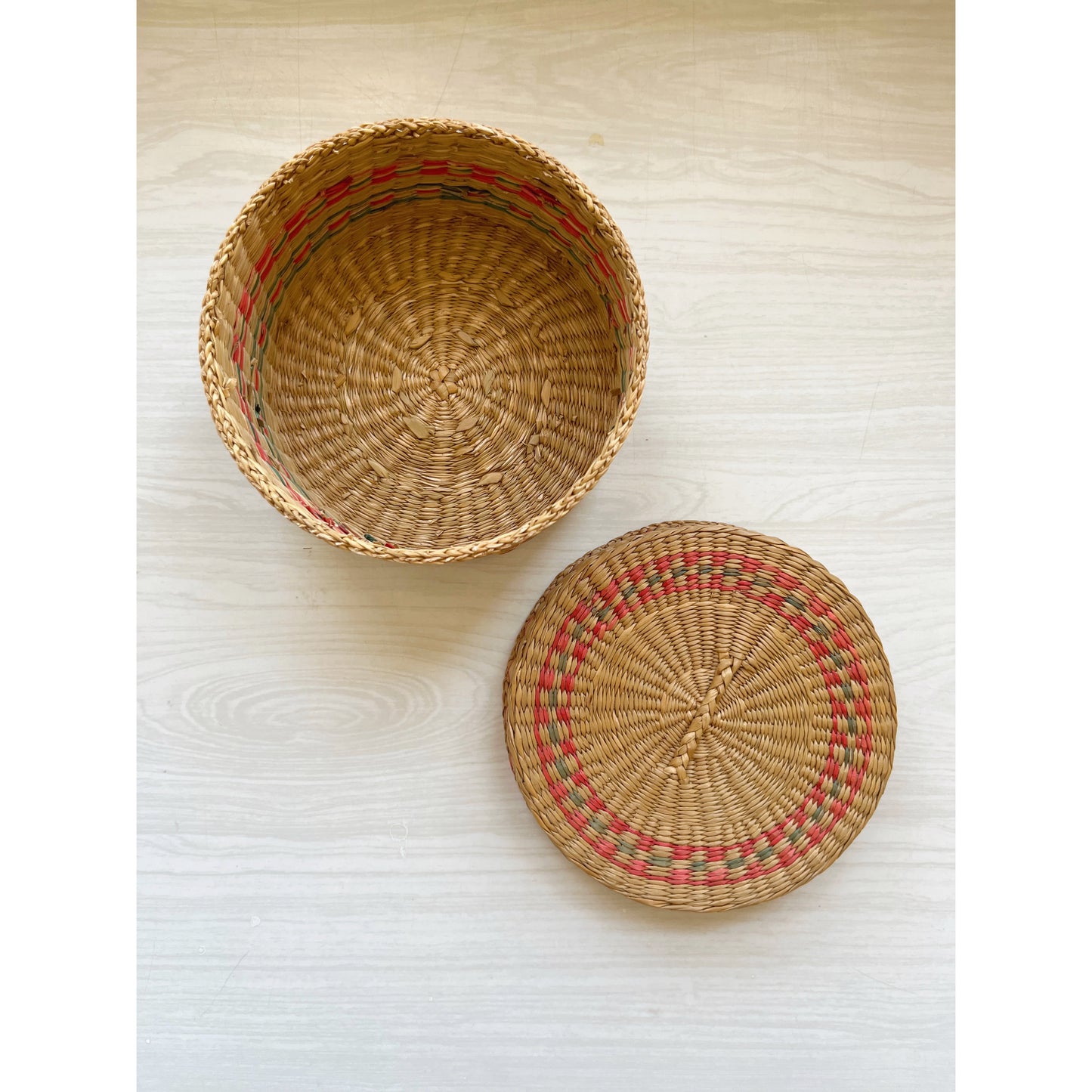 Round Lidded Basket