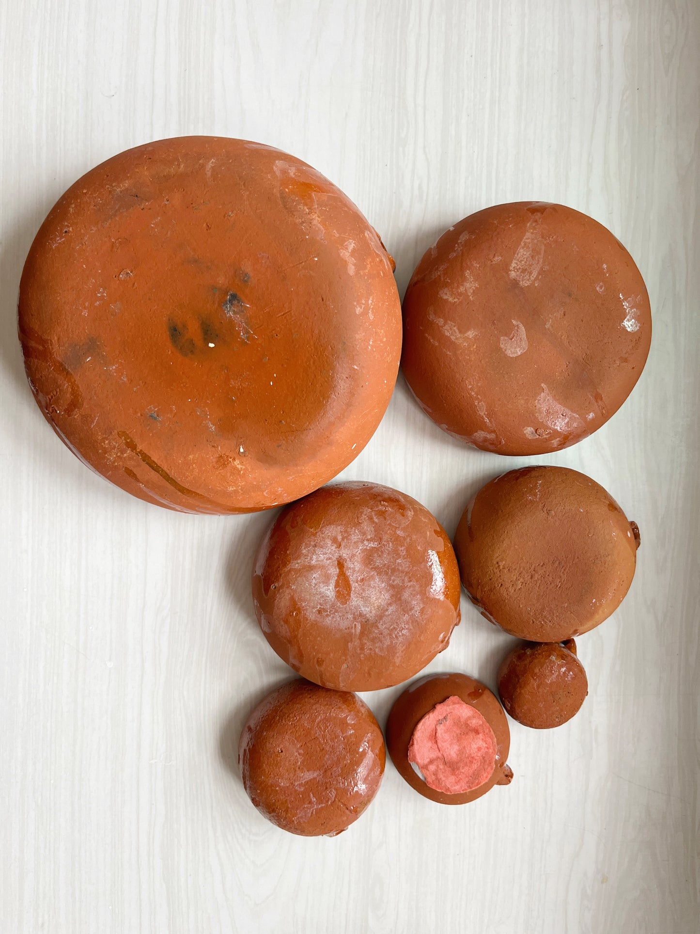 Set of 7 Tonala Ceramic Nesting Bowls