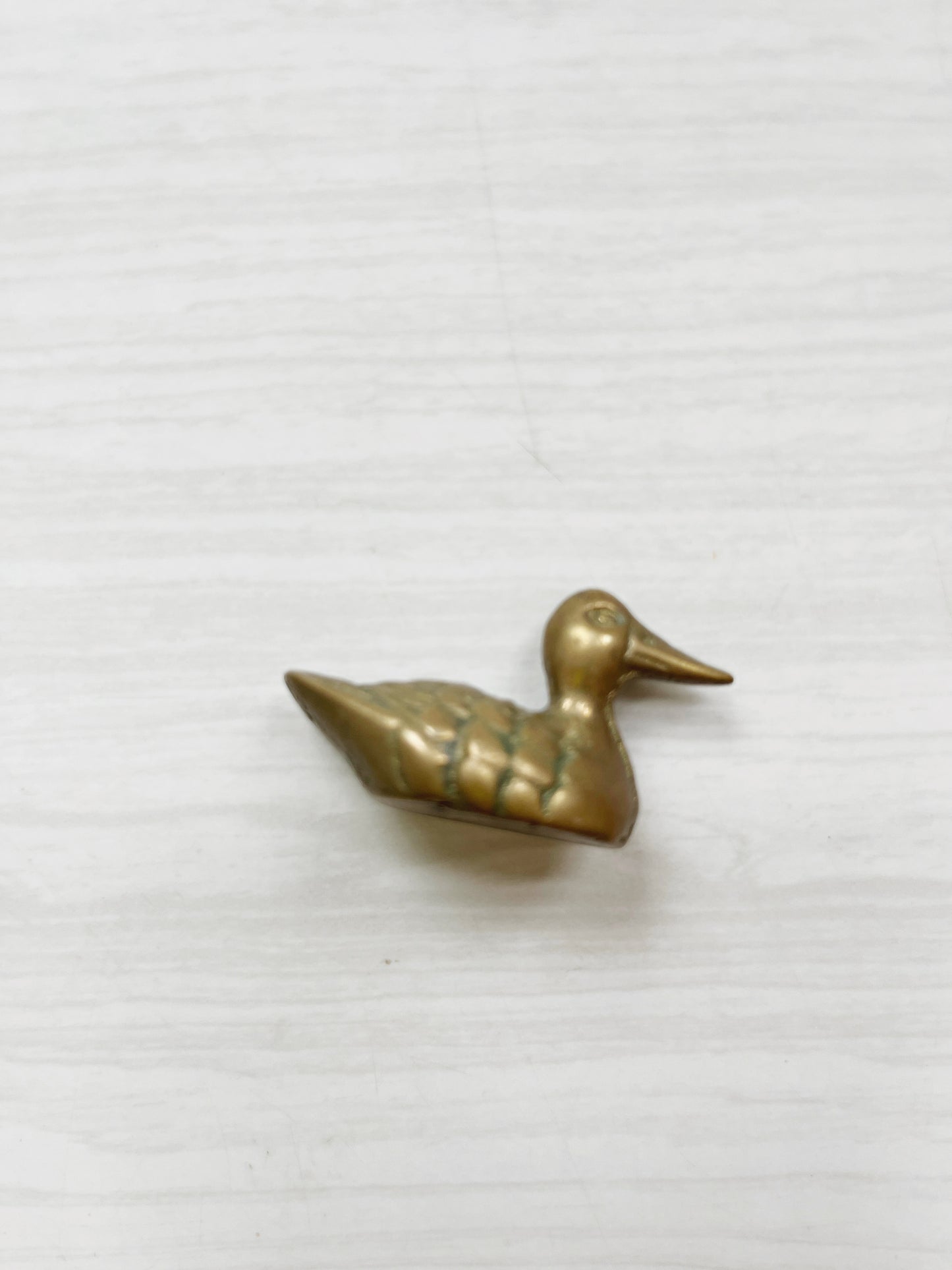 Tiny Brass Duck
