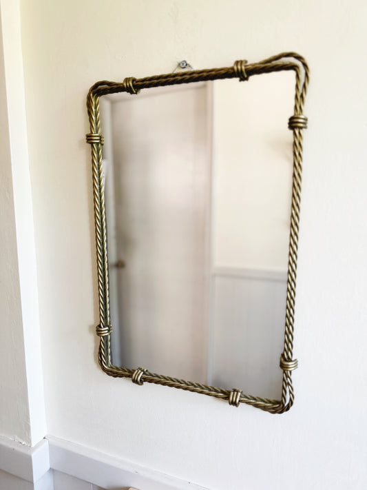 Brass Rope Mirror