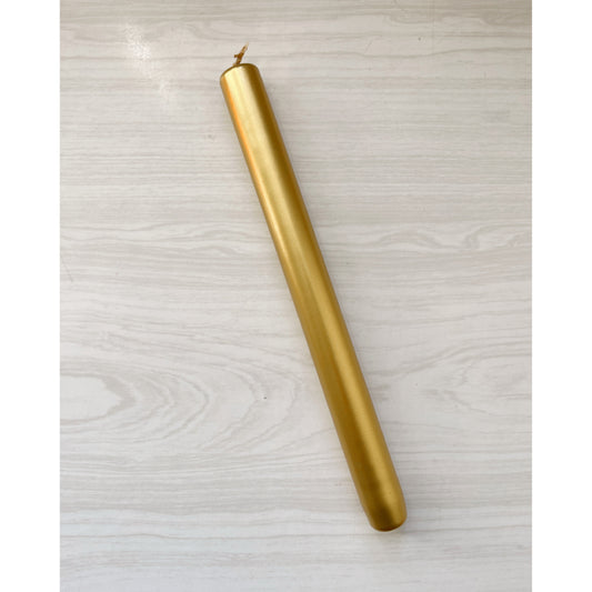 Gold Taper Candle