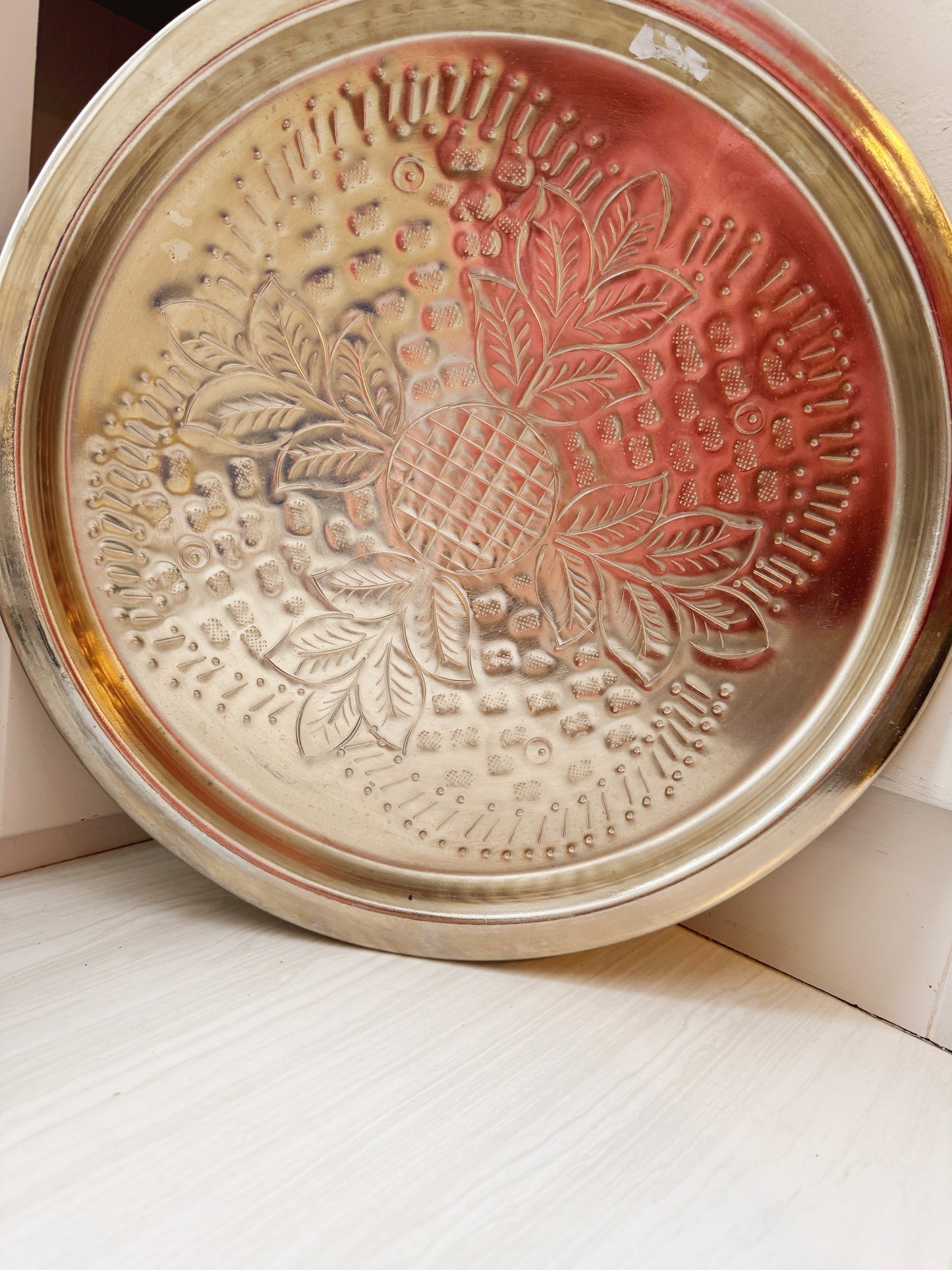 Etched Aluminum Platter