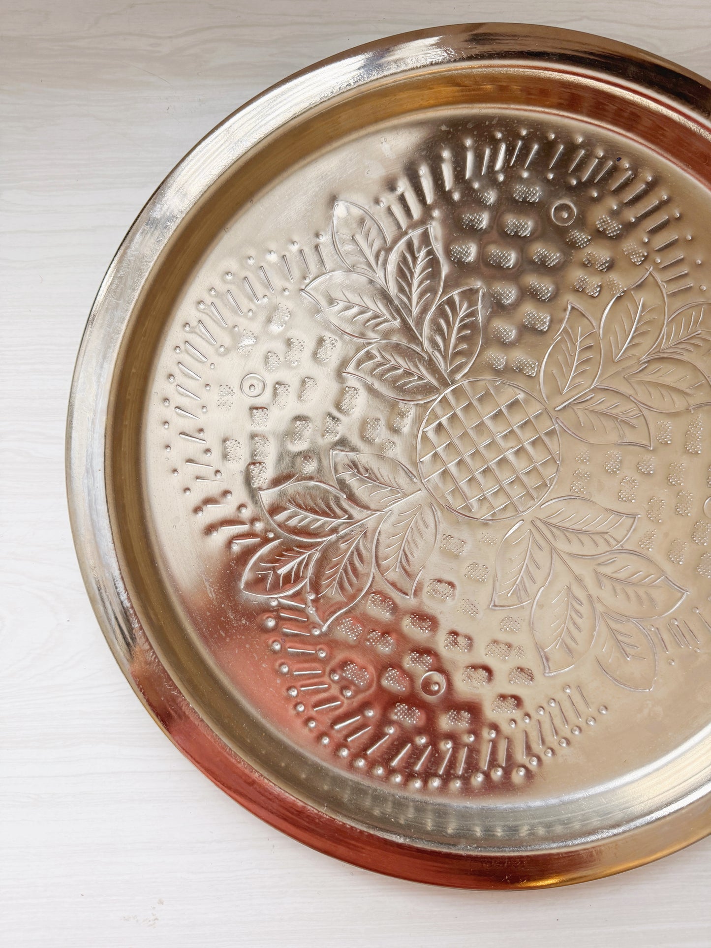 Etched Aluminum Platter