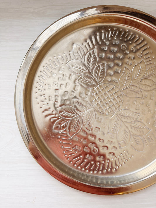 Etched Aluminum Platter