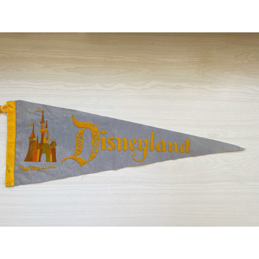 1960's Disneyland Pennant (Blue)