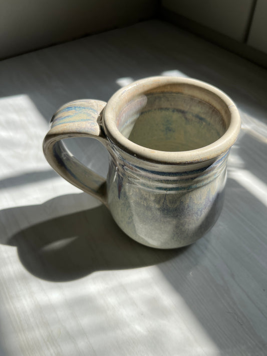 Light Blue Pottery Mug