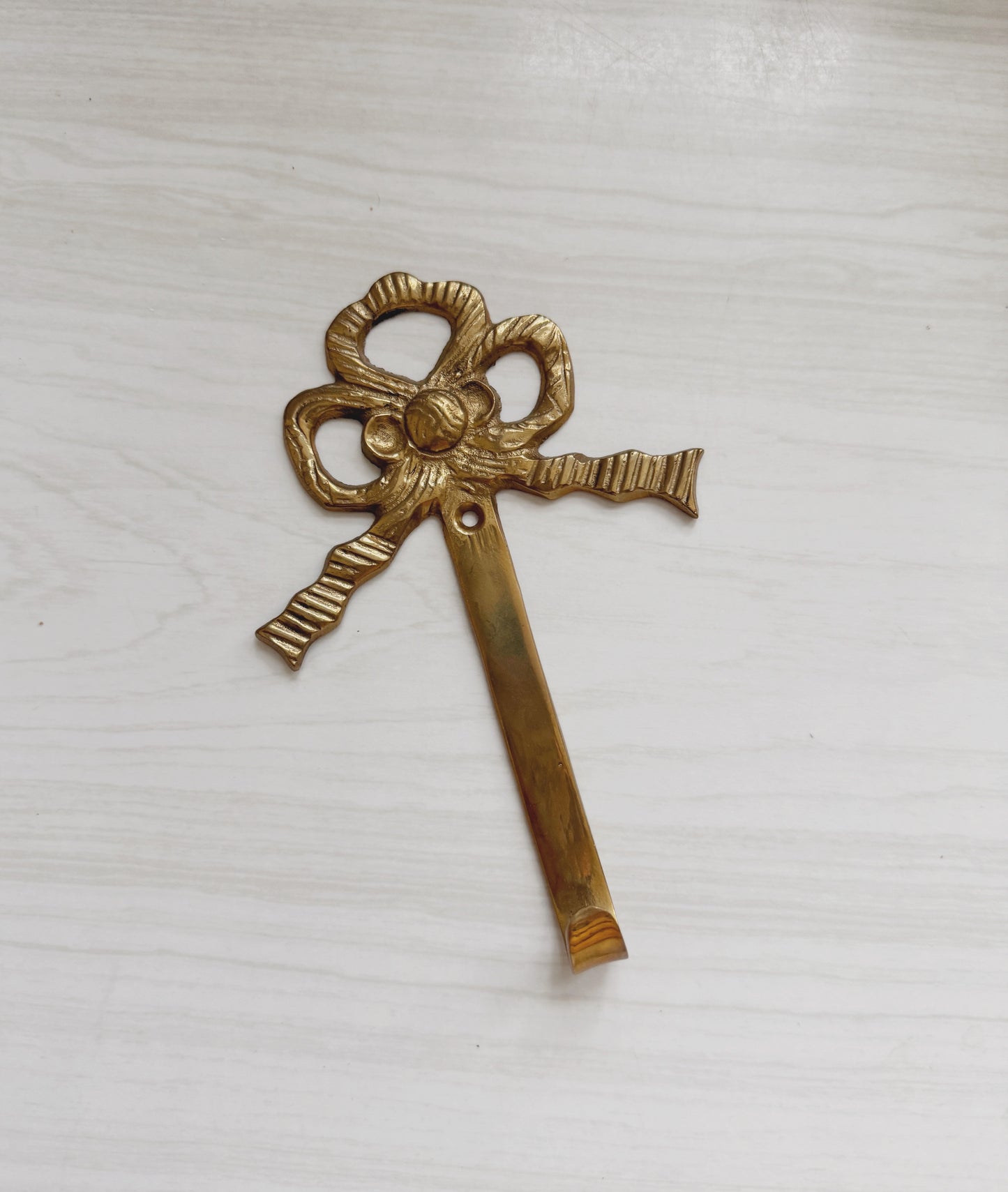 Brass Bow Wall Hook