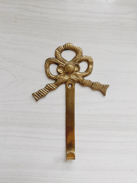 Brass Bow Wall Hook