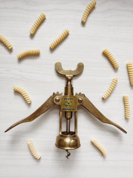 Brass Bruno Ravioli Corkscrew