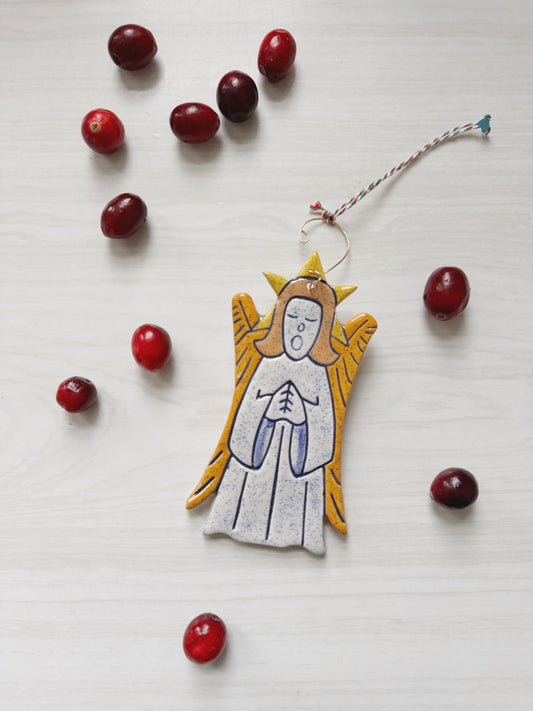 Ceramic Angel Ornament